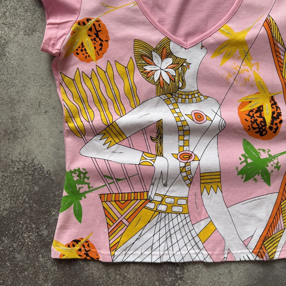 Hysteric Glamour Amazing 2000’s Aesthetic Glam Y2K Sexy Girl Printed T-Shirt Size M / US 6-8 / IT 42-44 - 5 Thumbnail