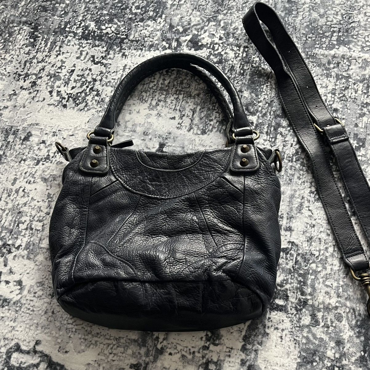 LIEBESKIND BERLIN Dark Navy Leather Shoulder Bag Liebeskind Berlin Crossbody Size ONE SIZE - 7 Thumbnail