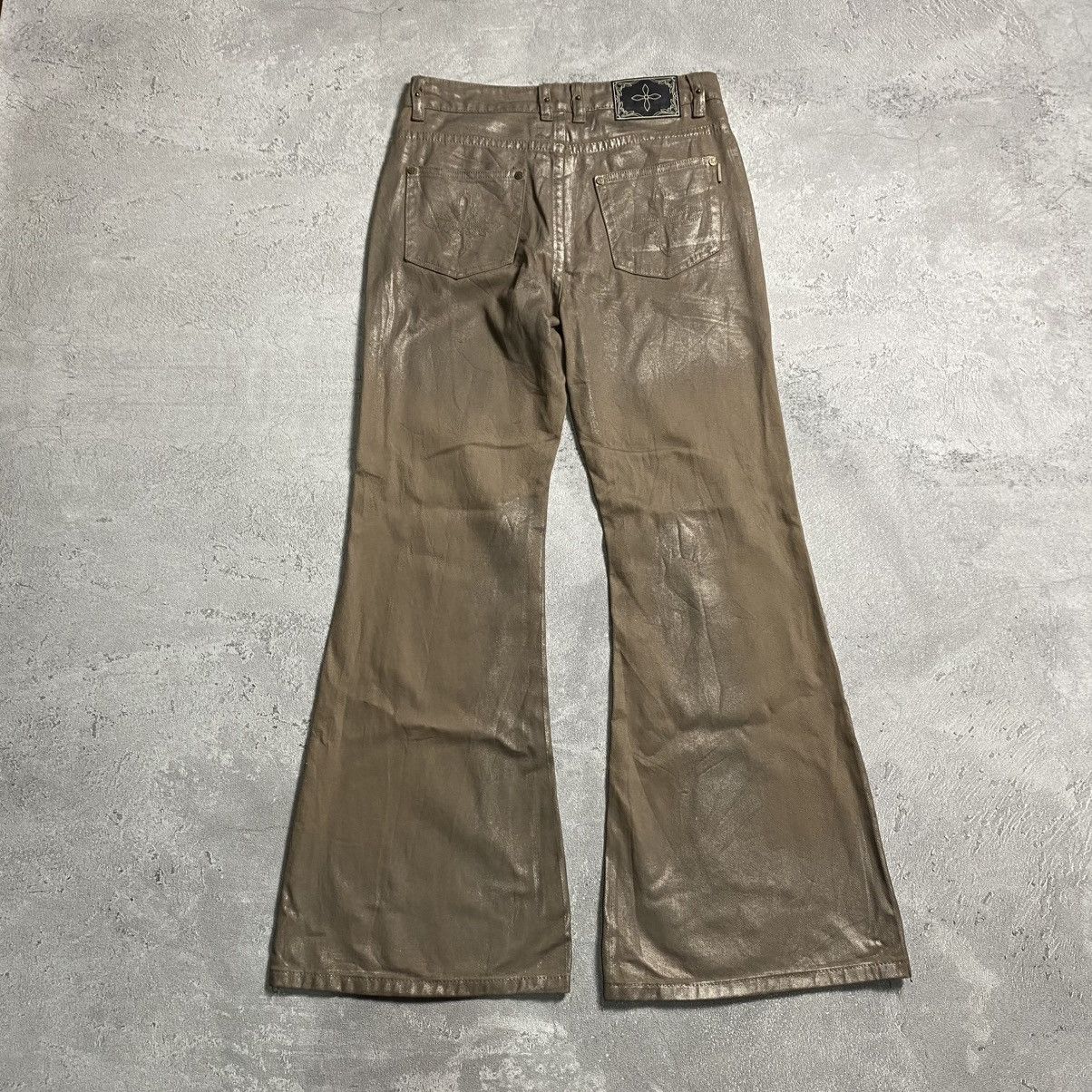 If Six Was Nine SMFK Ancient Myth Flare Jeans Size US 30 / EU 46 - 3 Thumbnail