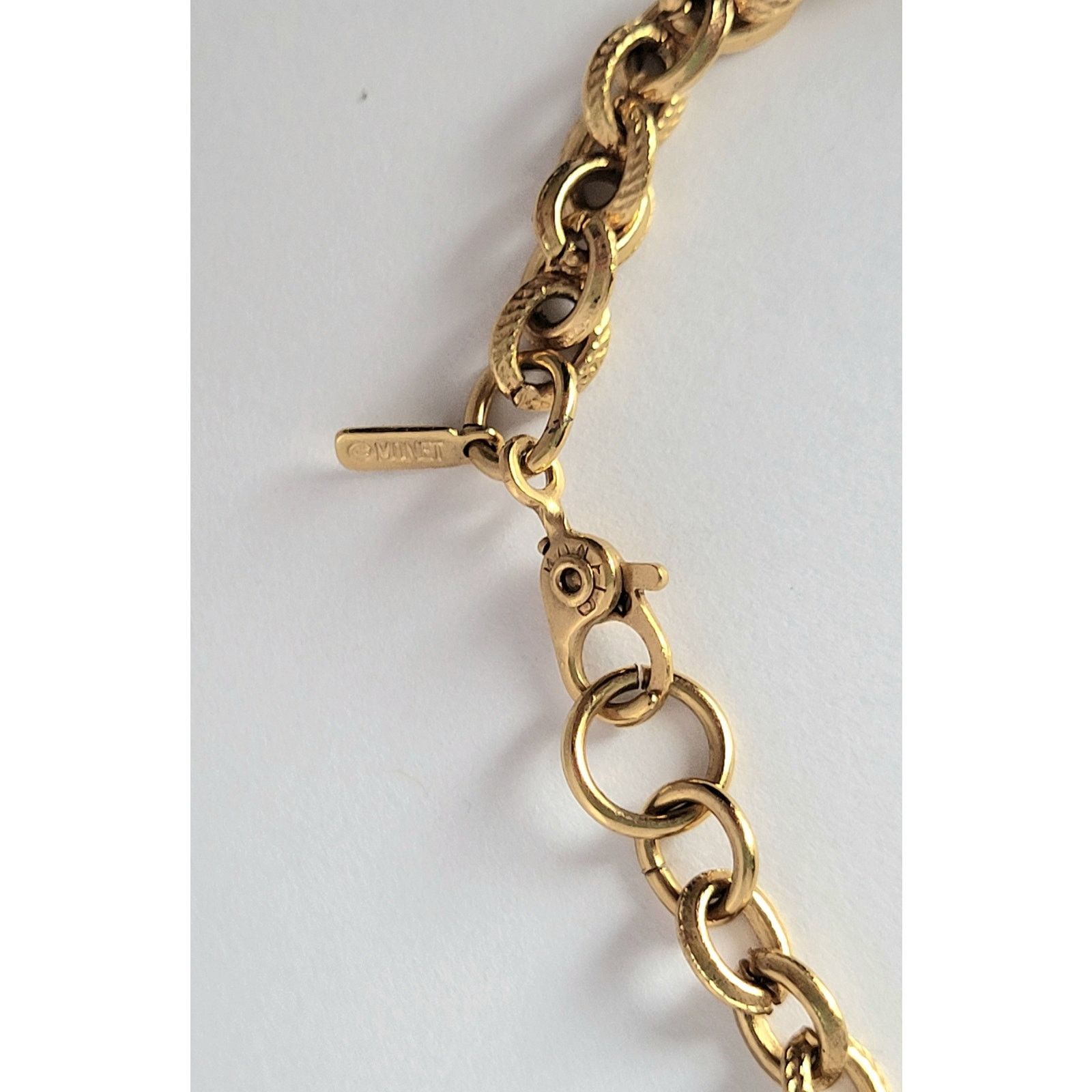 Monet Vintage Monet 35” Long Station Necklace Red & Gold Beads Size ONE SIZE - 4 Thumbnail