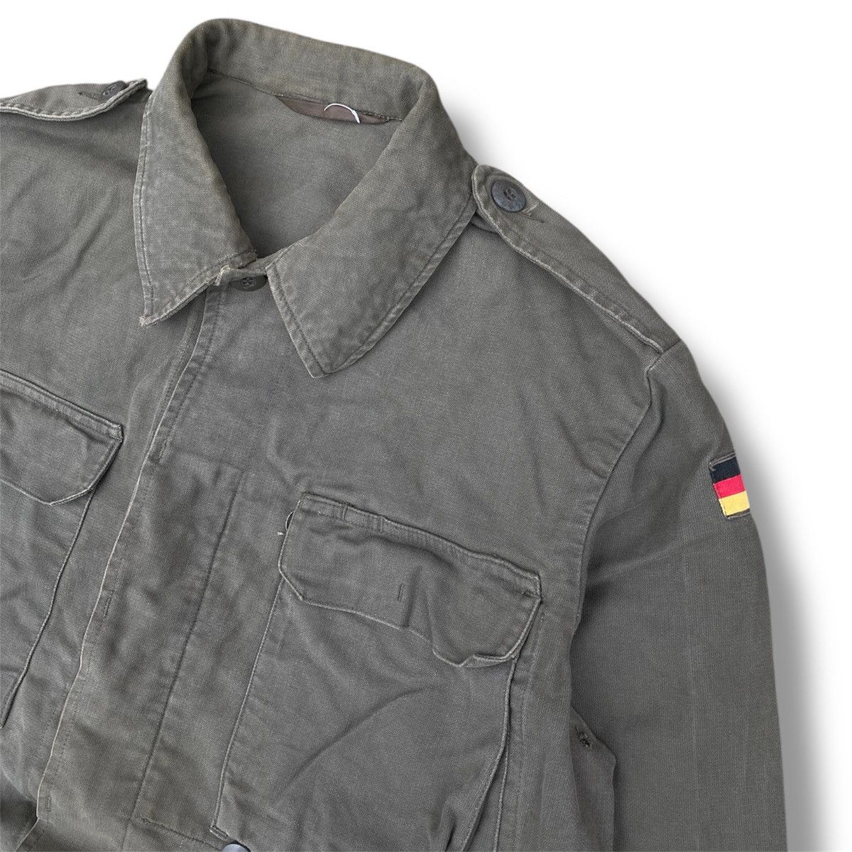 Vintage Vintage 90s German Army Moleskin Field Jacket. #G1 Size US L / EU 52-54 / 3 - 2 Thumbnail