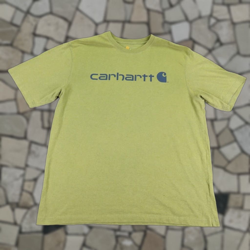 Carhartt VINTAGE Carhartt Shirt Mens XL Green Original Fit Heavyweight Workwear Logo T-Shirt Mens XL Green Carhartt Shirt, Logo, Heavyweight, Outdoor Theme Size US XL / EU 56 / 4 - 1 Thumbnail
