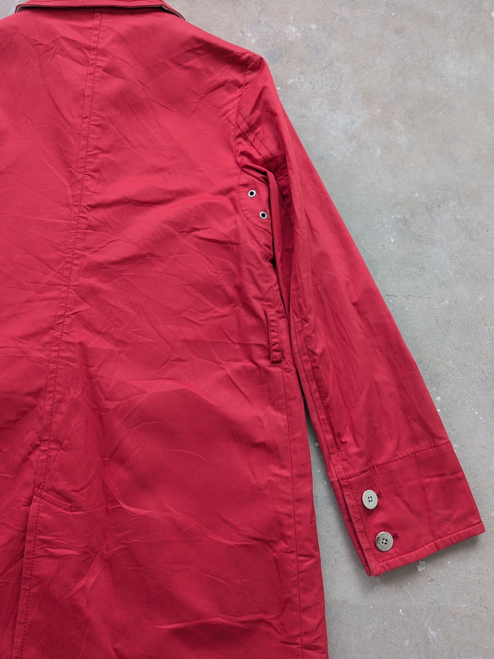Tommy Hilfiger × Vintage Tommy Hilfiger Trench Coat Red Women Size S / US 4 / IT 40 - 15 Thumbnail