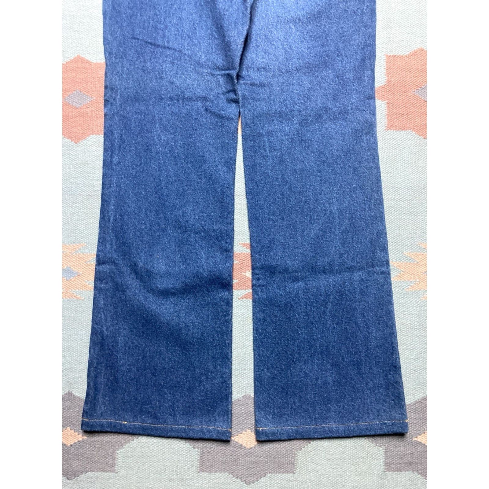Levi's VINTAGE Levi’s 517 Jeans Bootcut Flare Leg Dark Wash Orange Tab 33x32 Mens 90s Jeans Size US 33 - 2 Thumbnail