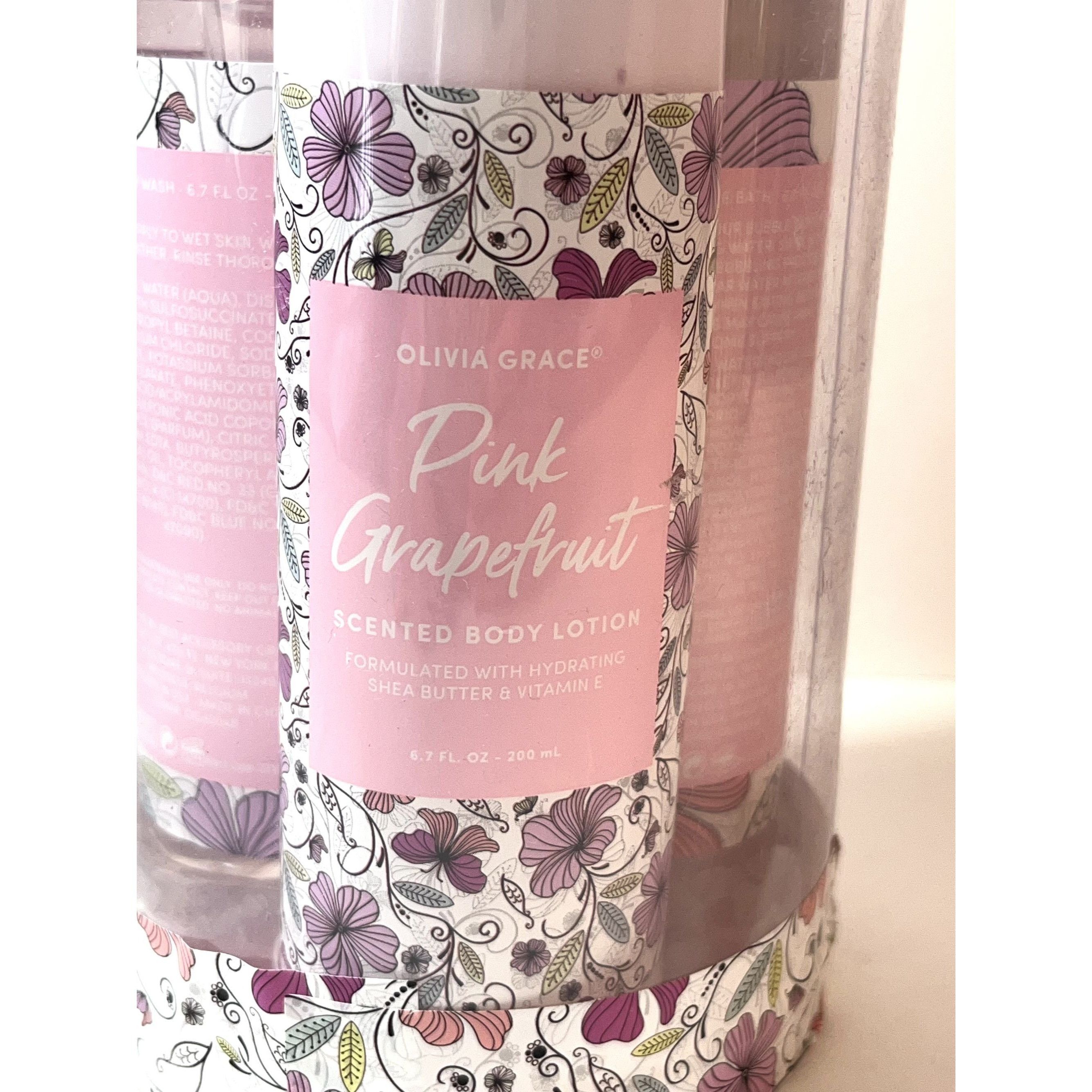Other PINK GRAPEFRUIT Scented Body Wash Lotion Bubble Bath Olivia Size ONE SIZE - 3 Thumbnail