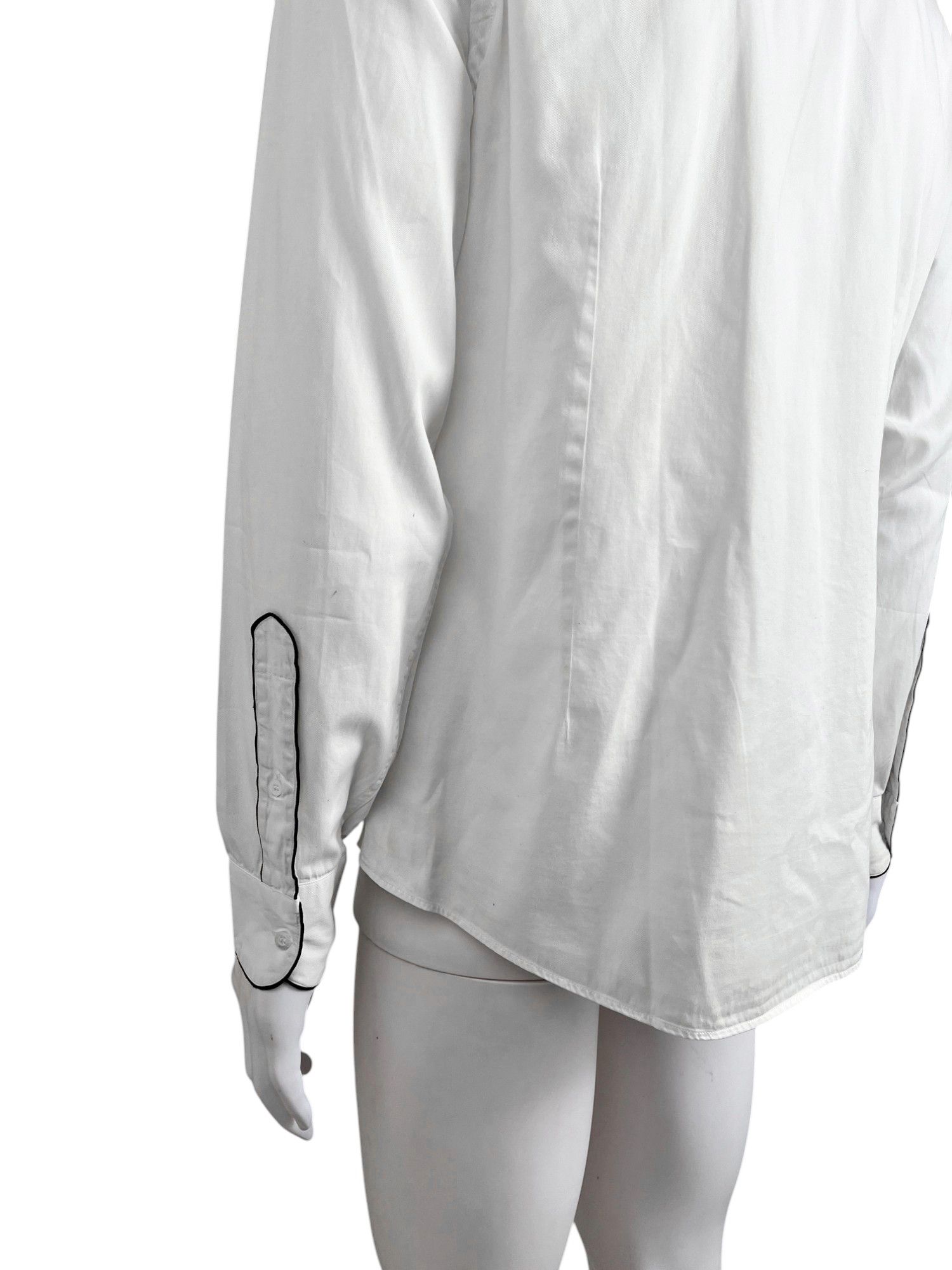 Gucci 2000's Military White Cotton Shirt Size US L / EU 52-54 / 3 - 8 Thumbnail