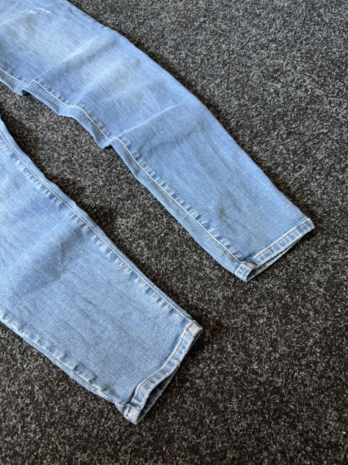 Diesel Luxury Y2K Diesel Livier-Ankle Light Wash Skinny Jeans W31 Size 31" - 4 Thumbnail