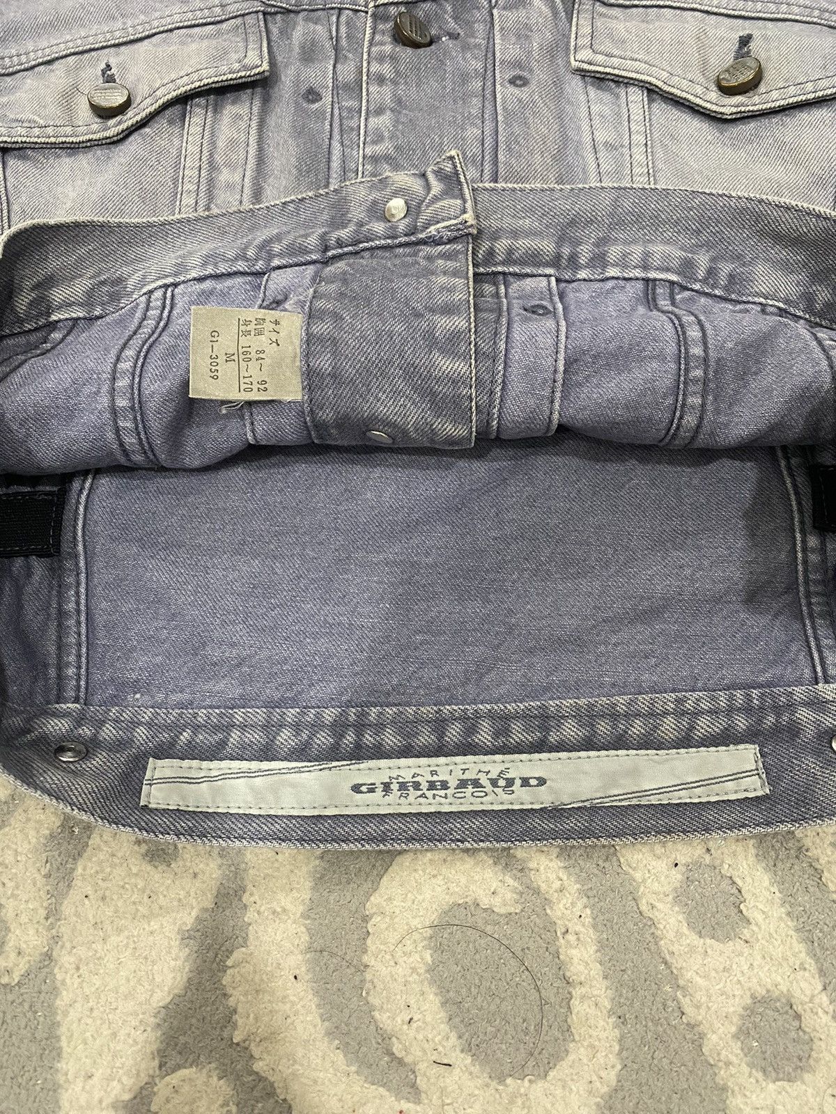 Japanese Brand Vintage Marithe Francois Girbaud Denim Jacket Stone Wash Size US M / EU 48-50 / 2 - 4 Thumbnail