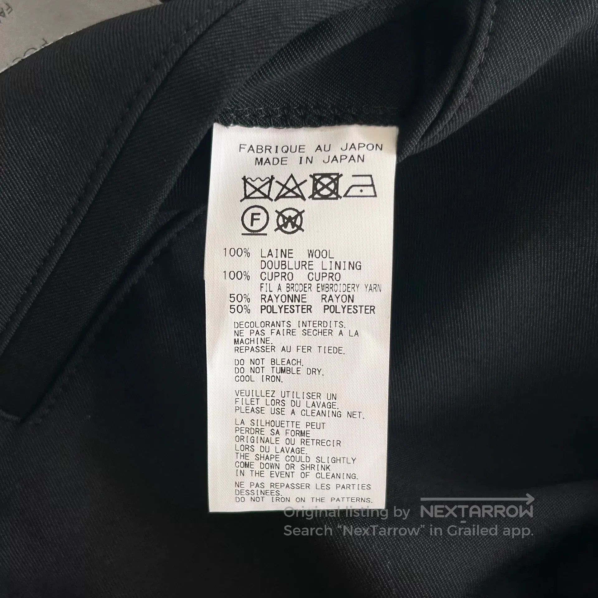 Yohji Yamamoto Yohji Yamamoto White Crow Embroidery Coat. Size US M / EU 48-50 / 2 - 8 Thumbnail