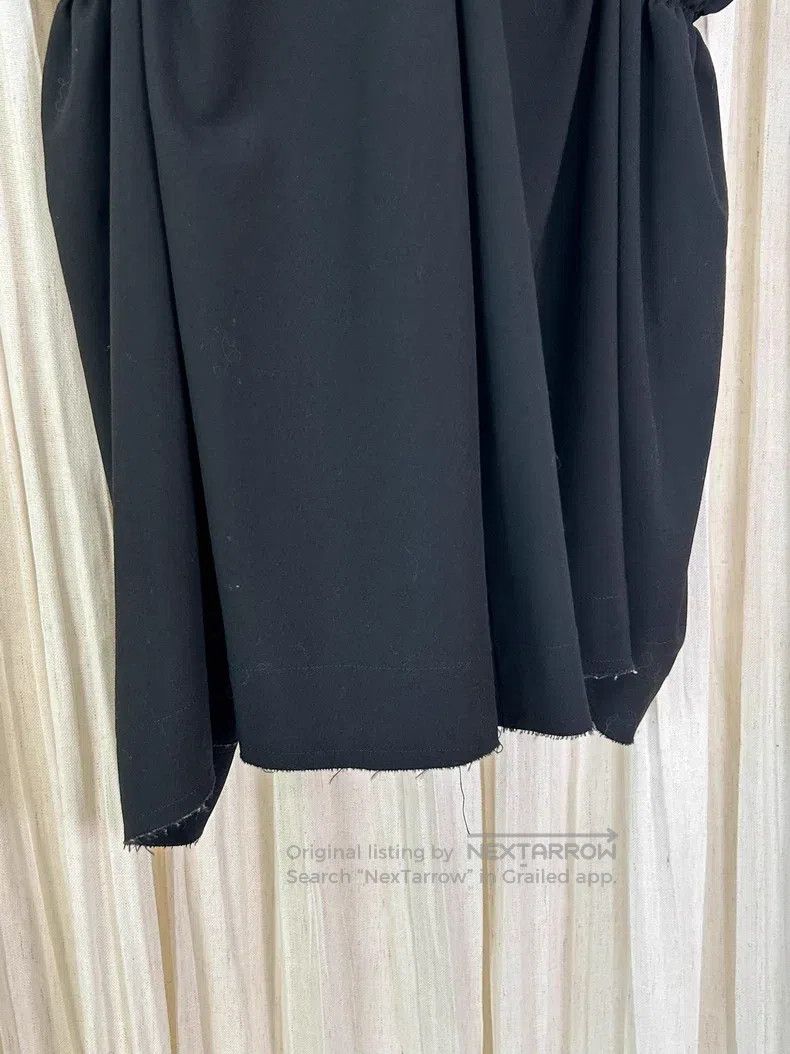 Comme des Garcons Comme Des Garcons size S Black Pleated Cropped Pants Size 23" - 9 Thumbnail