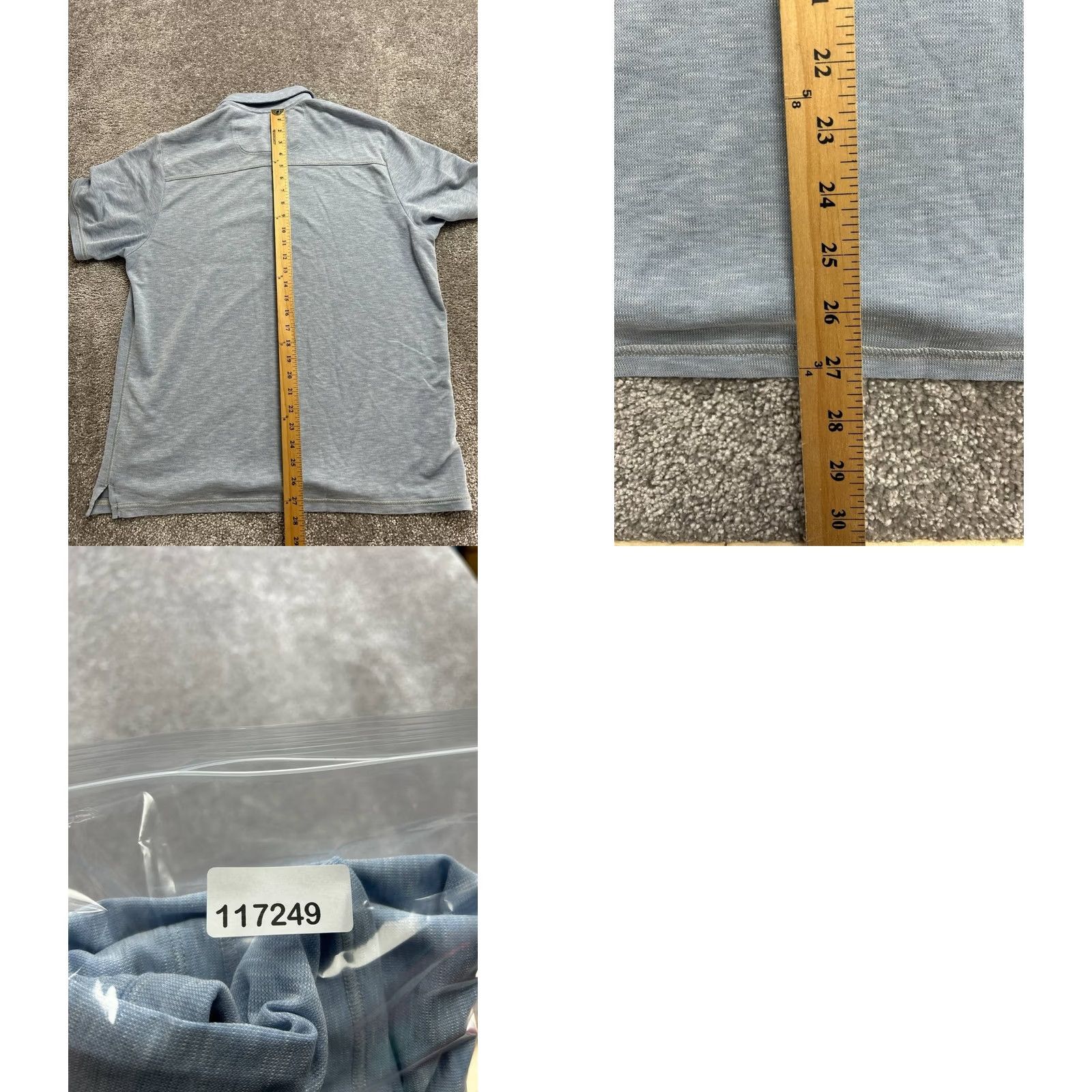 Tommy Bahama Tommy Bahama Polo Shirt Mens Large Gray Side Slit Resort Golf Tennis Performance Size US L / EU 52-54 / 3 - 8 Thumbnail