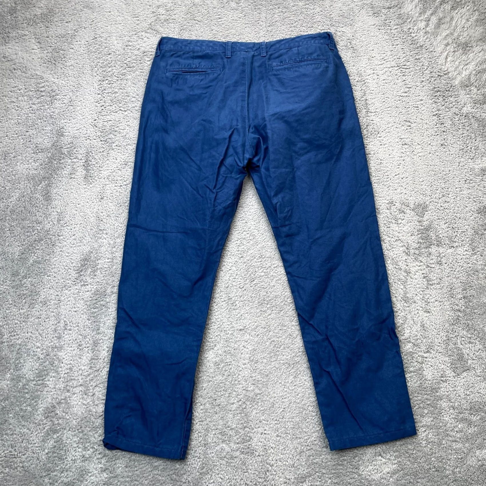 Vintage Jomers Pants Mens 33 Blue Chino Cotton Straight Leg Golf Tennis Resort Wear Size US 33 - 5 Thumbnail