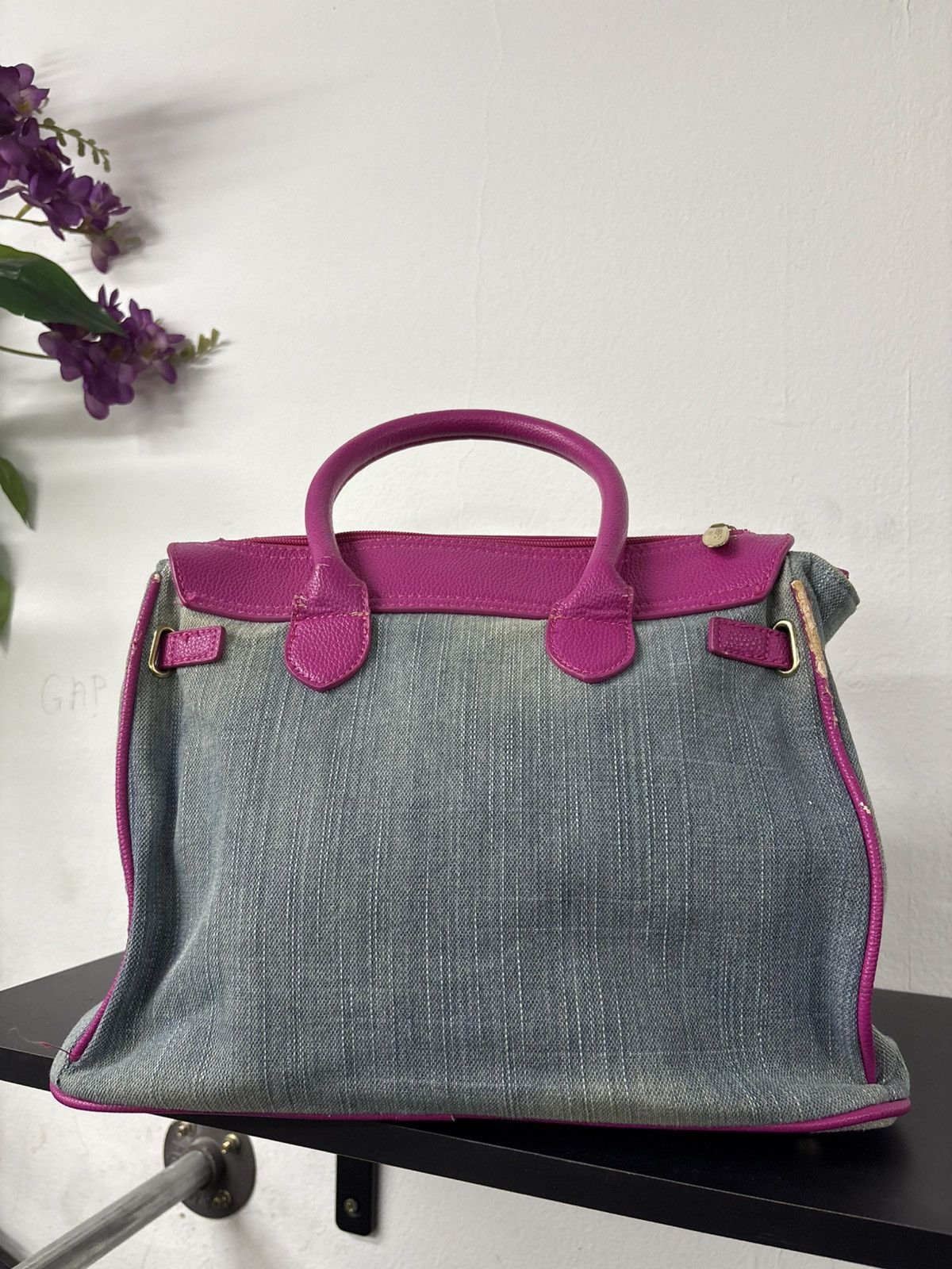 Handmade Levi’s Inspired Birkin bag Custom Made Barbie Style Size ONE SIZE - 8 Thumbnail
