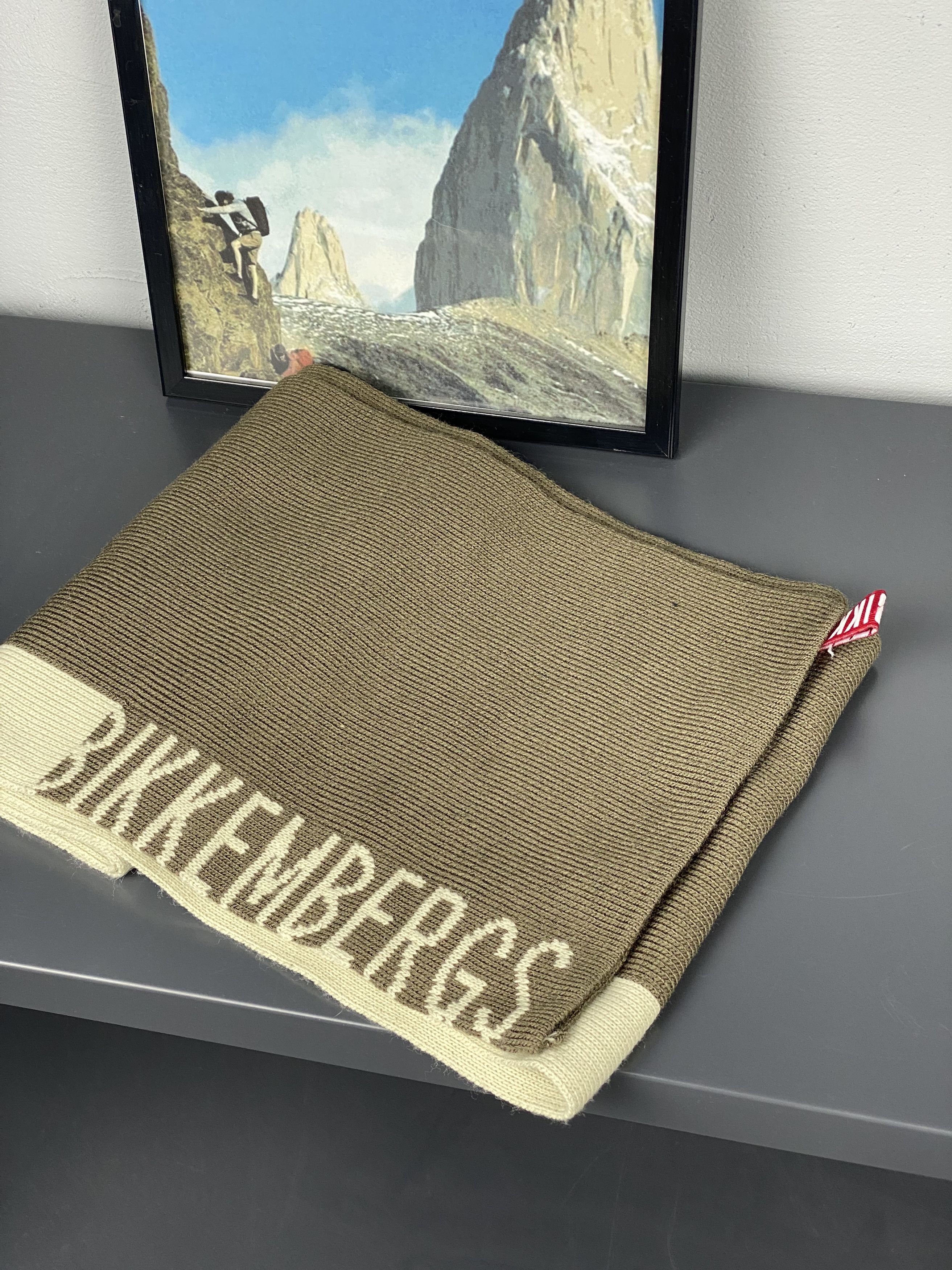 Dirk Bikkembergs Dirk Bikkembergs Wool Big Logo Scarf Muffler Size ONE SIZE - 1 Thumbnail