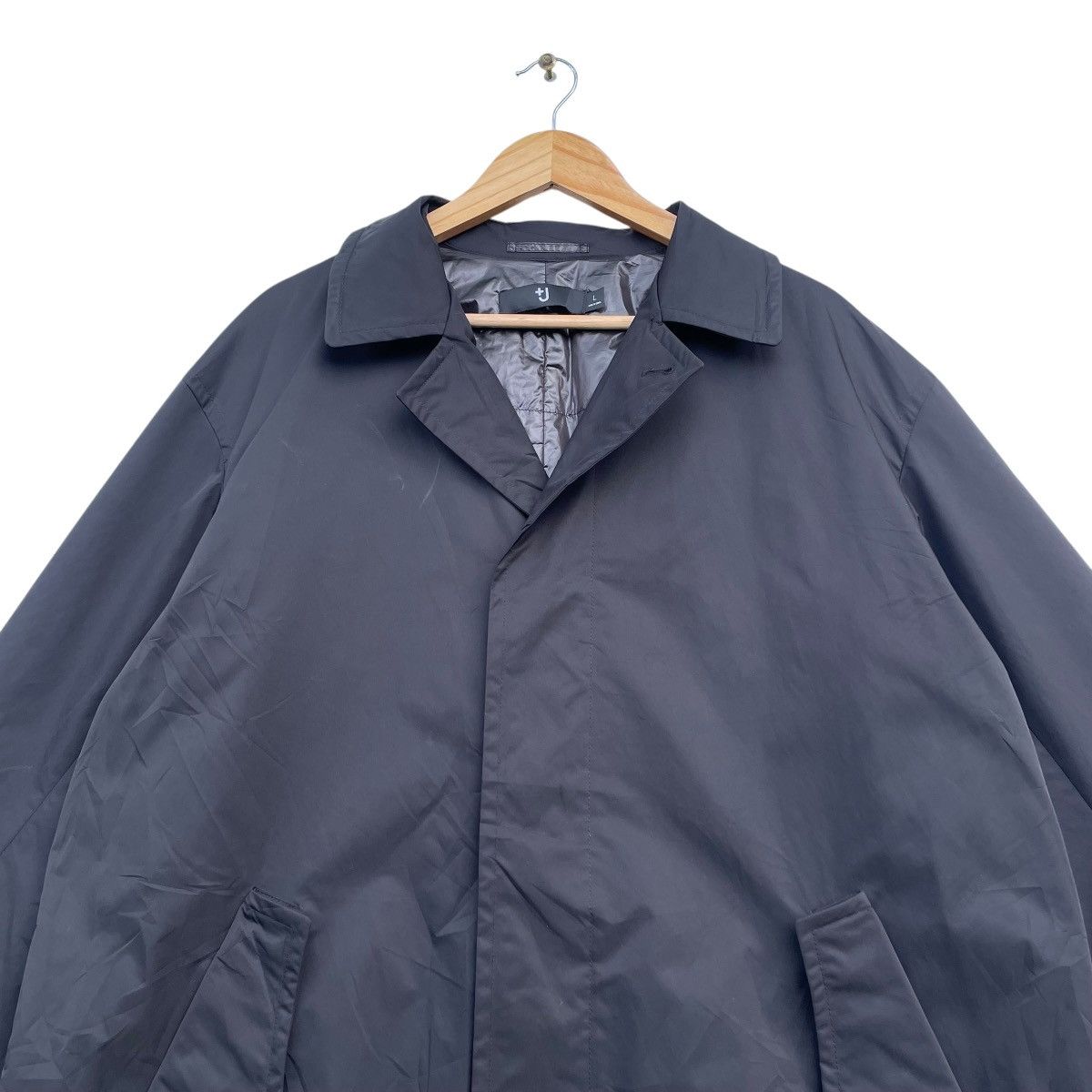 Japanese Brand × Jil Sander Vintage Uniqlo x Jil Sander Long Coat Jacket Size US L / EU 52-54 / 3 - 4 Thumbnail