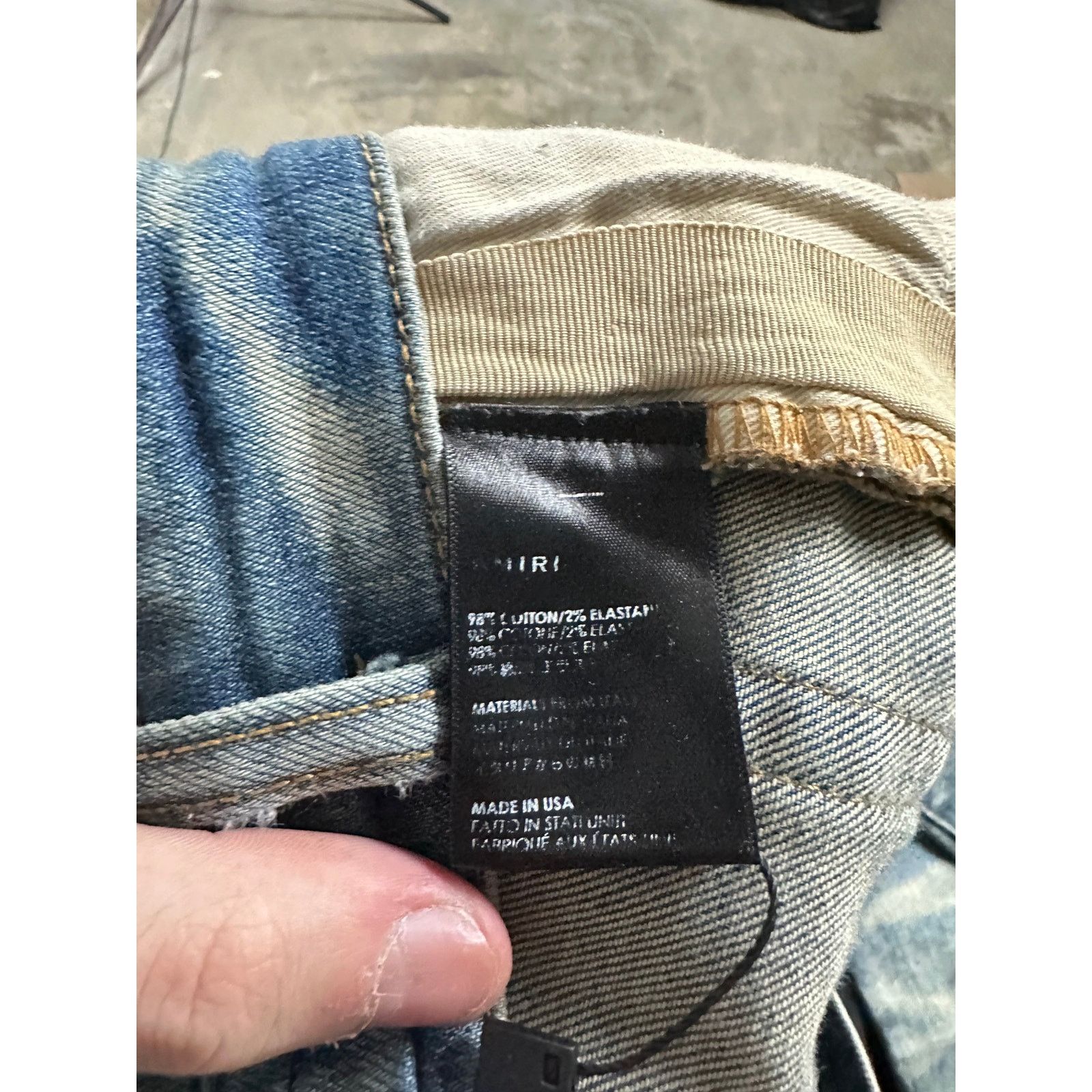 Amiri Amiri MX1 Blue Paisley Used 34 Size US 34 / EU 50 - 6 Thumbnail