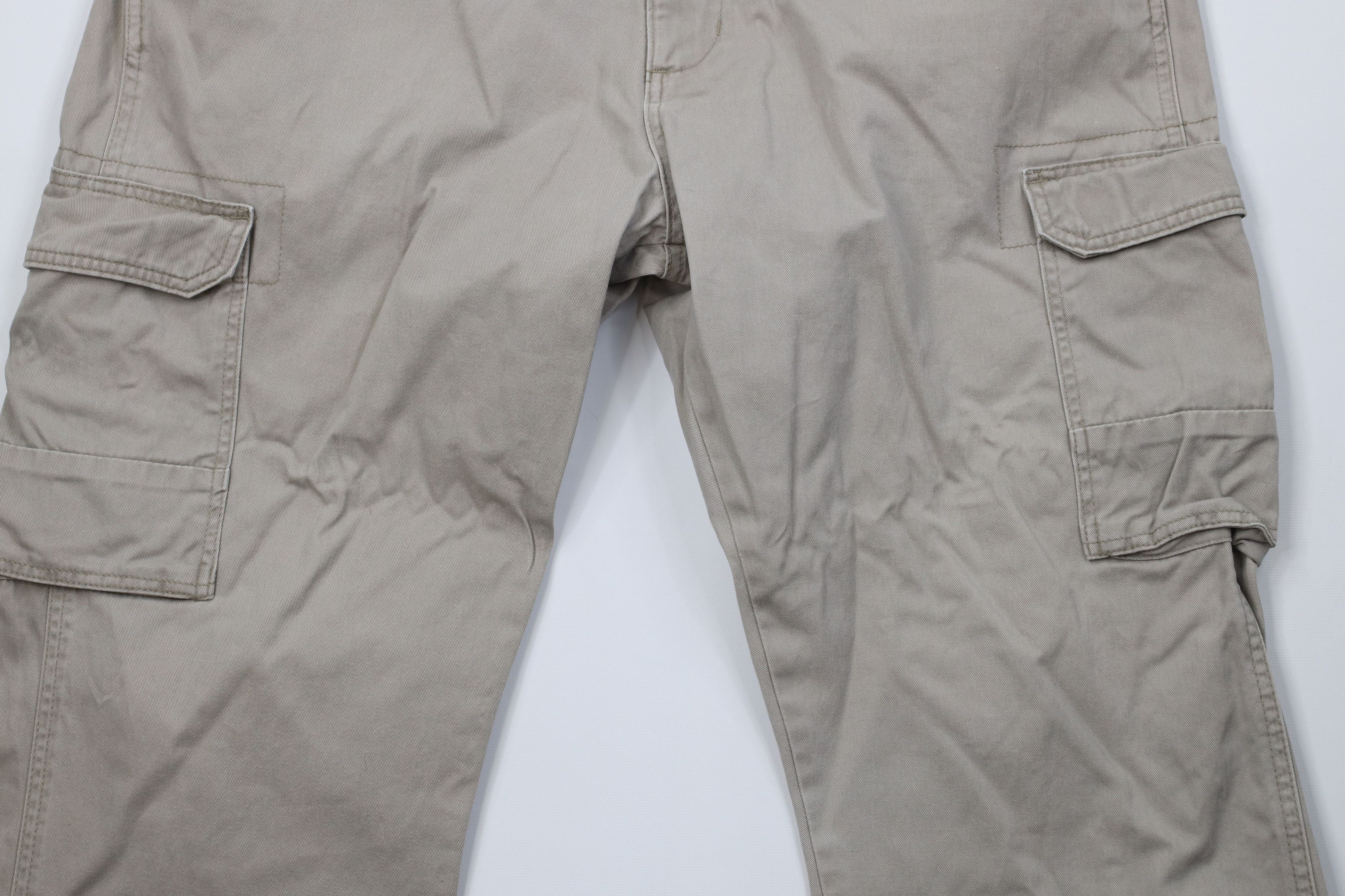Wrangler Vintage Y2K Wrangler Baggy Wide Leg Cargo Pants Beige Cotton Size US 38 / EU 54 - 3 Thumbnail