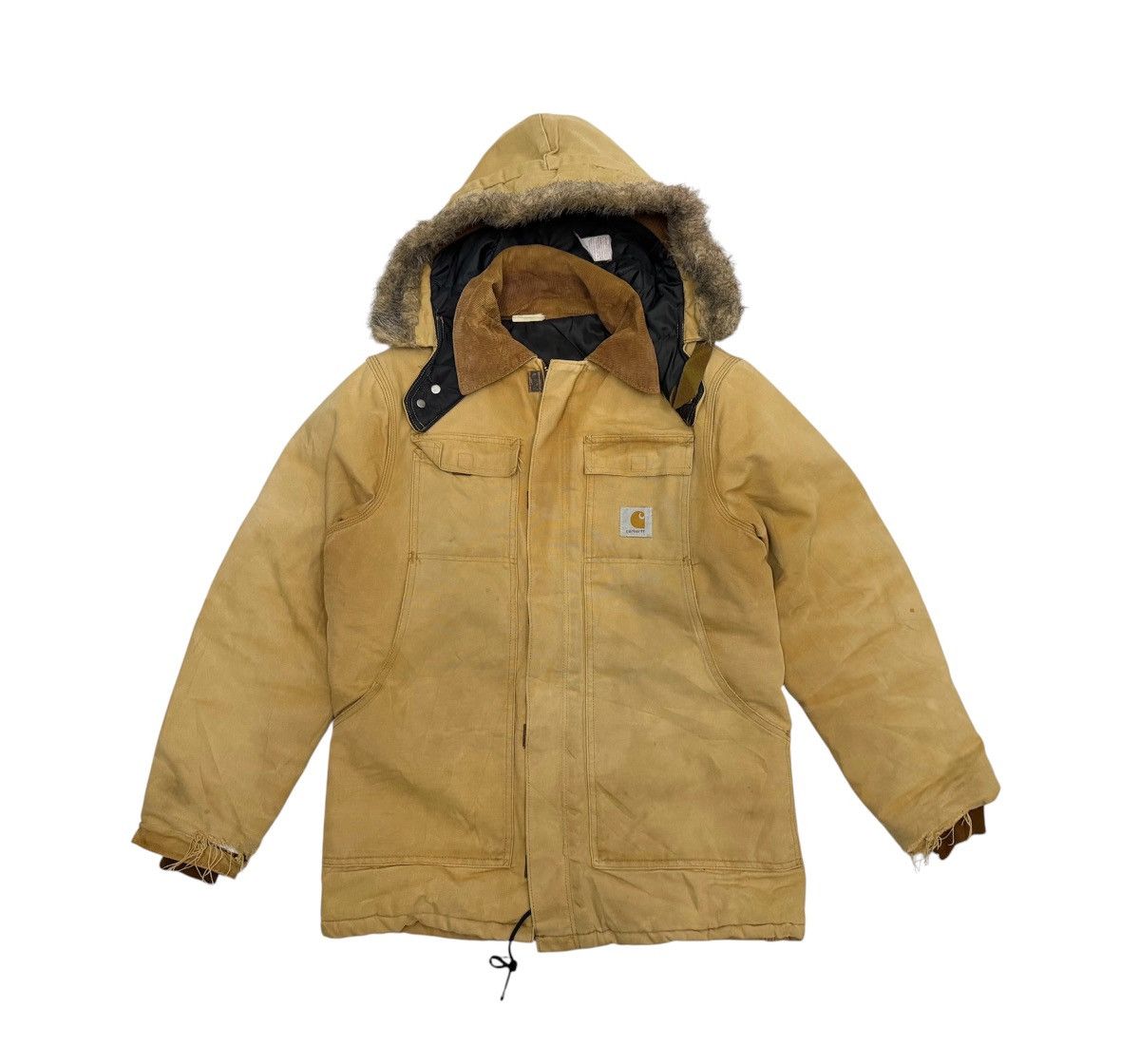 Carhartt Vintage Carhartt USA Hooded Jacket Size US L / EU 52-54 / 3 - 1 Thumbnail
