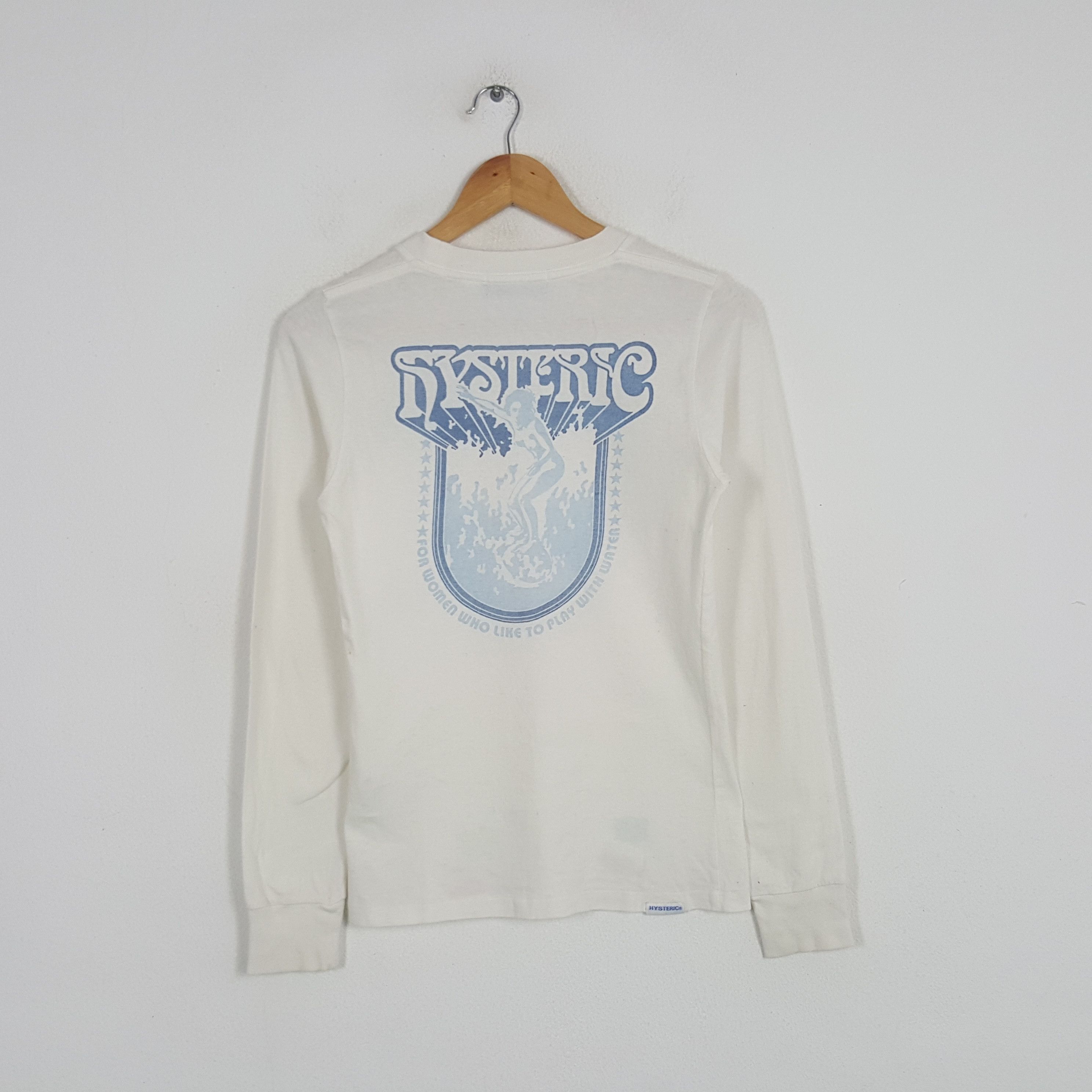 Hysteric Glamour × Japanese Brand × Vintage Vintage Hysteric Glamour Japanese Brand Ski Art Tshirt Size US XS / EU 42 / 0 - 1 Thumbnail