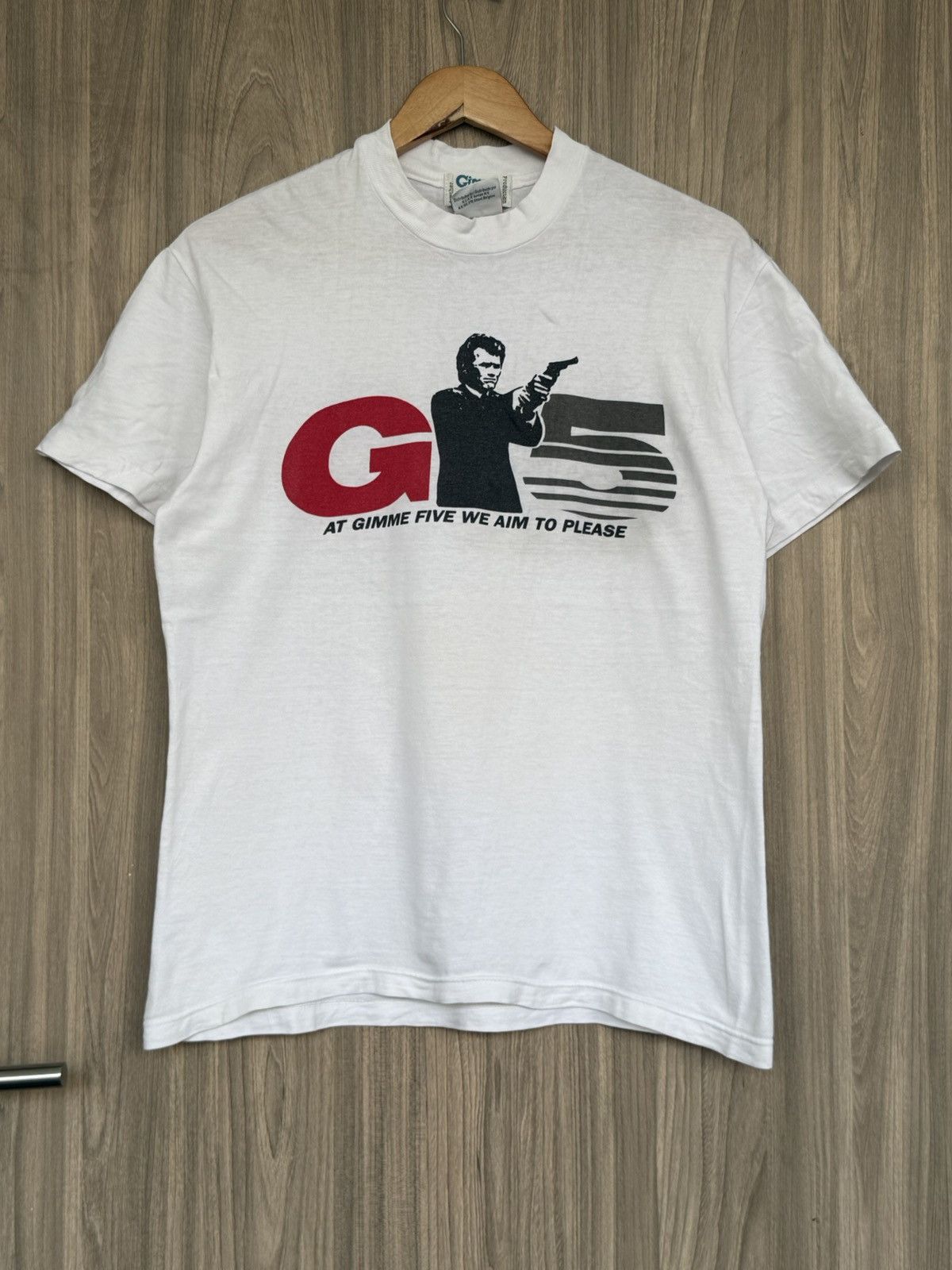 Vintage Vintage 90s Gimme Five T-Shirt Size US M / EU 48-50 / 2 - 1 Thumbnail