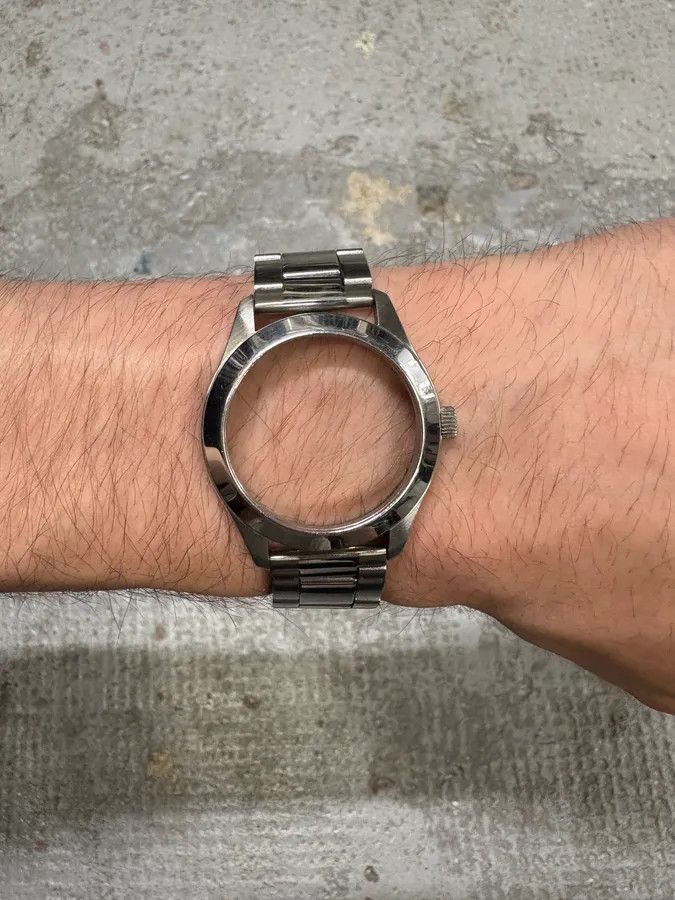 Maison Margiela AW2006 Maison Margiela Re-Edition H&M Silver Steel No Dial Watch Size ONE SIZE - 3 Thumbnail