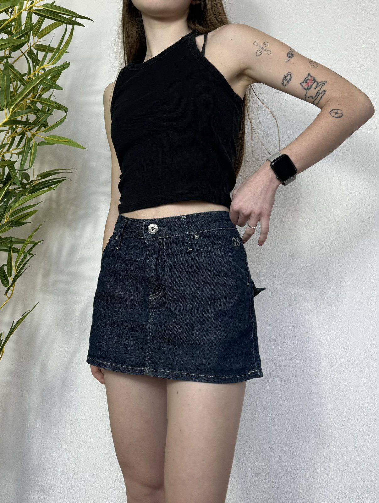 G-Star MULTIPOCKET G-STAR RAW DENIM MINI SKIRT Size 28" / US 6 / IT 42 - 6 Thumbnail