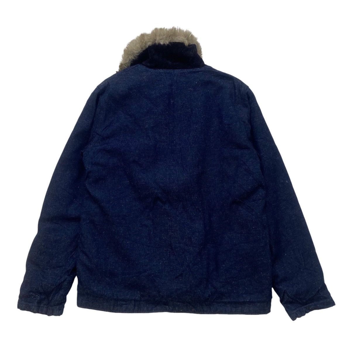 Japanese Brand Rageblue Street Fashion Fur Winter Denim Jacket Size US S / EU 44-46 / 1 - 4 Thumbnail