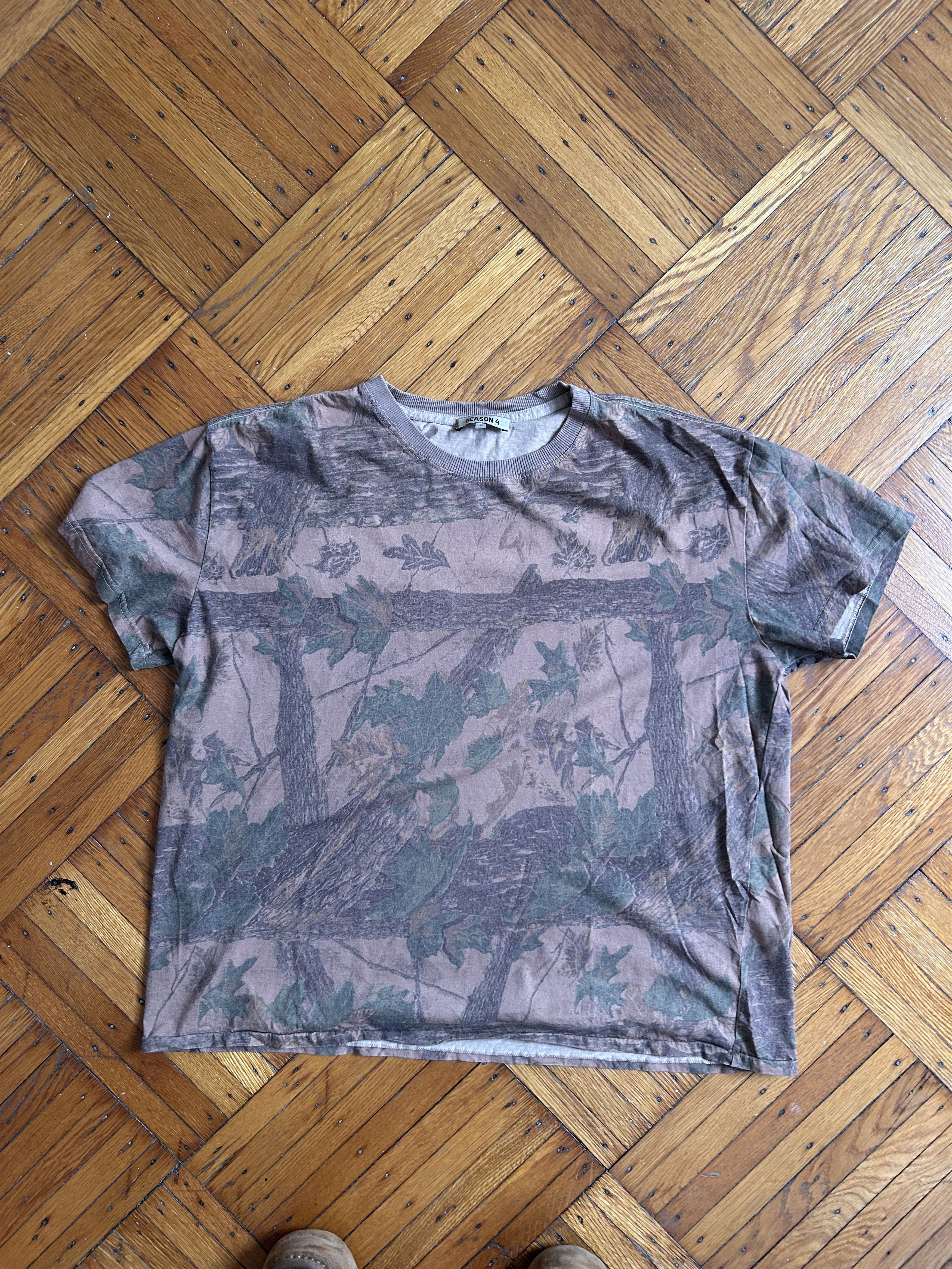 Yeezy Yeezy x Adidas Season 4 Realtree Camo T-Shirt Size US S / EU 44-46 / 1 - 2 Thumbnail