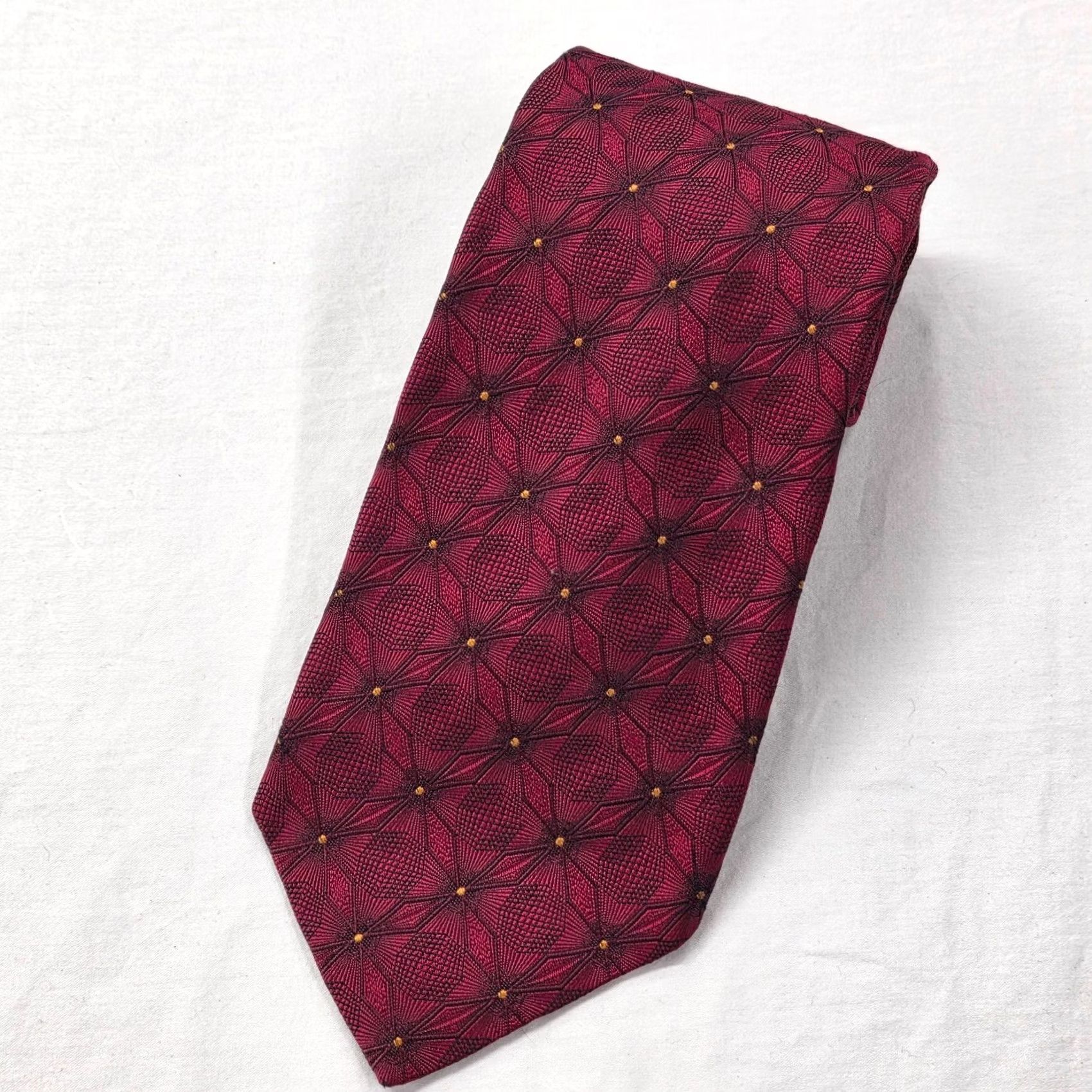 Robert Talbott Robert Talbott Best of Class Silk Necktie Tie Mens Red Floral USA Hand Made 57"-60" Classic Width 4" One Size Size ONE SIZE - 2 Thumbnail