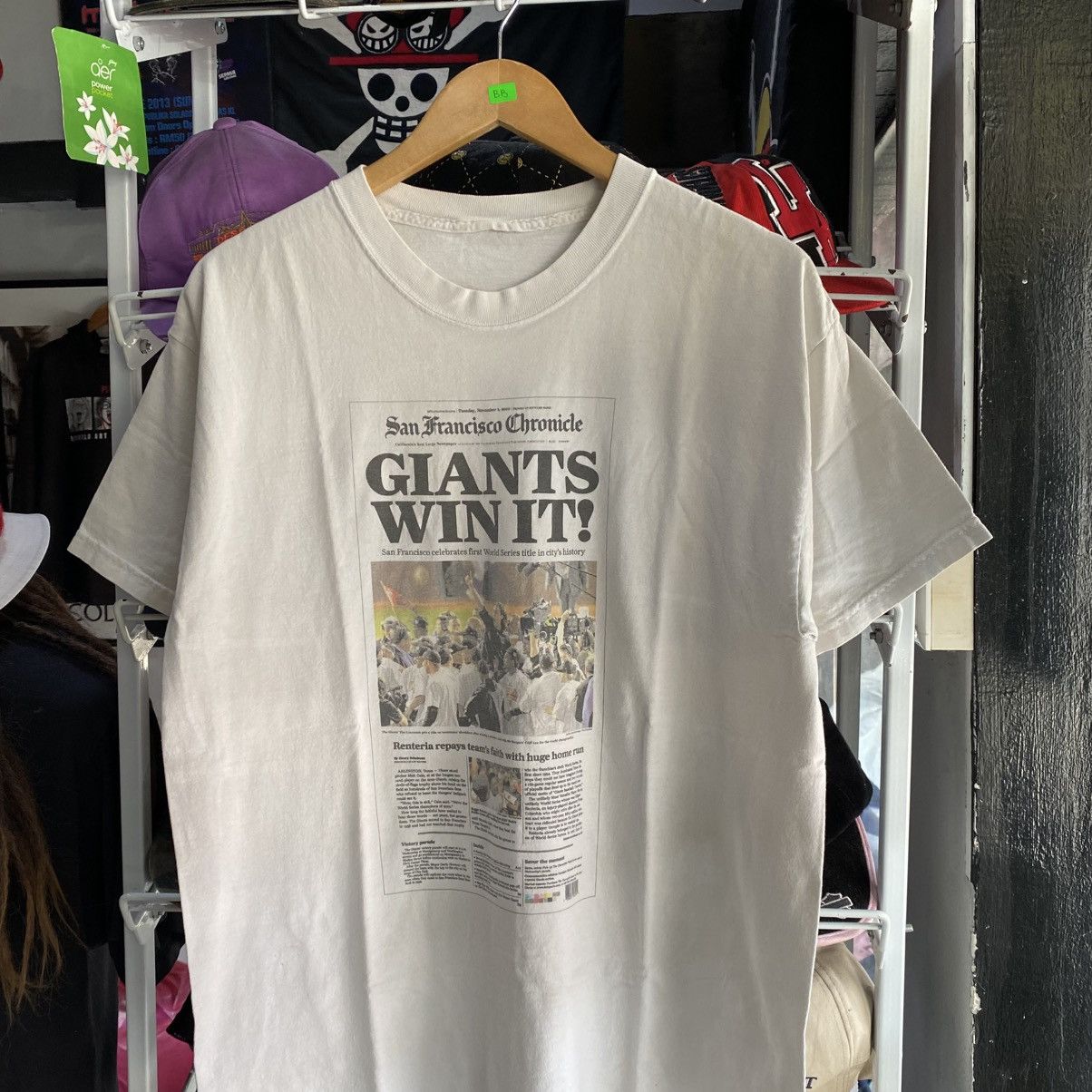 MLB × Vintage Vintage 2010 San Francisco Giants MLB Newspaper Size US L / EU 52-54 / 3 - 3 Thumbnail