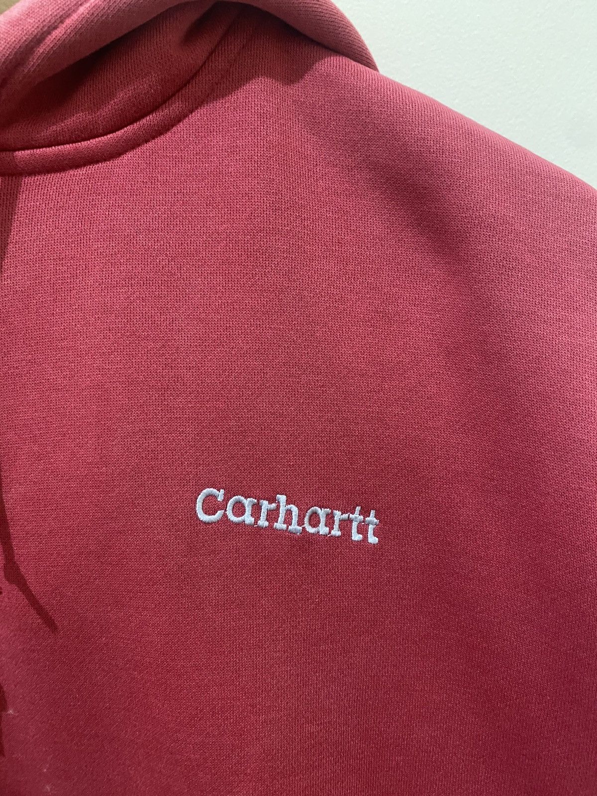 Carhartt Carhartt Hoodie Vintage 90’s Red Size US XL / EU 56 / 4 - 2 Thumbnail