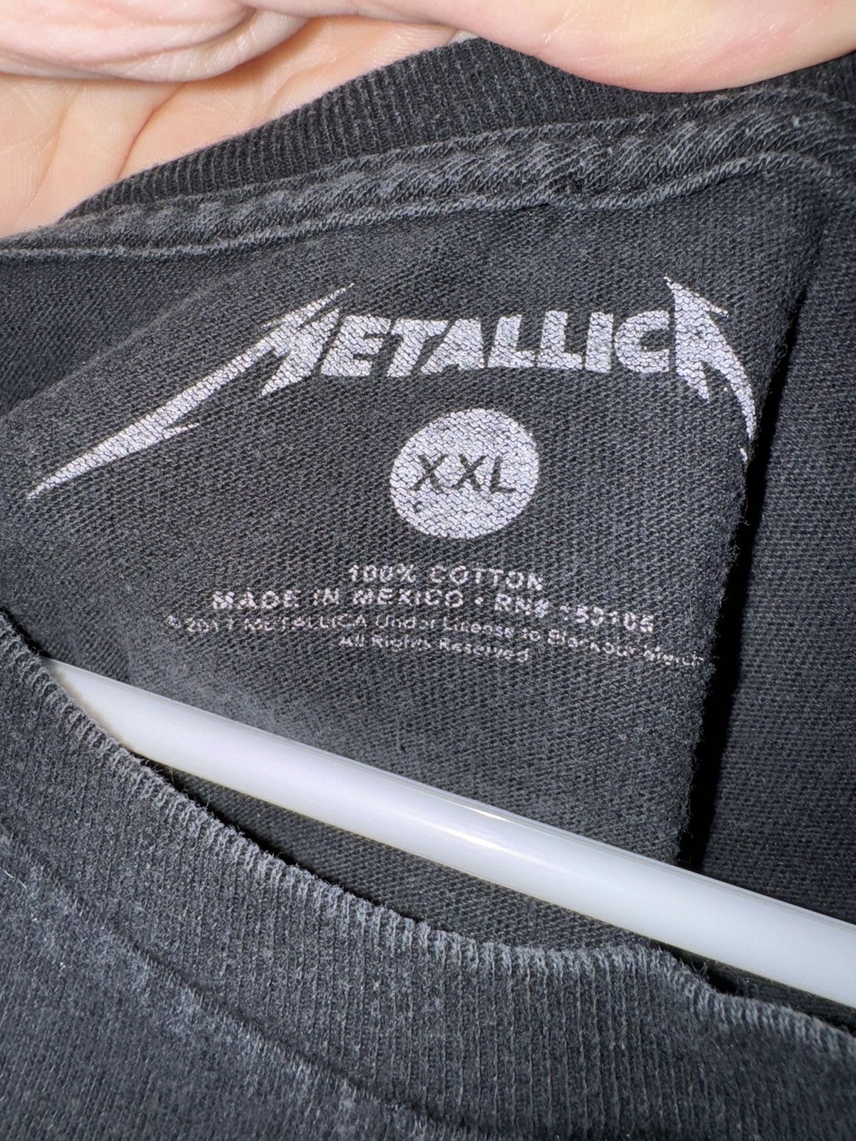 Band Tees 2017 Metallica Ride The Lightning Tee Size US XL / EU 56 / 4 - 5 Thumbnail