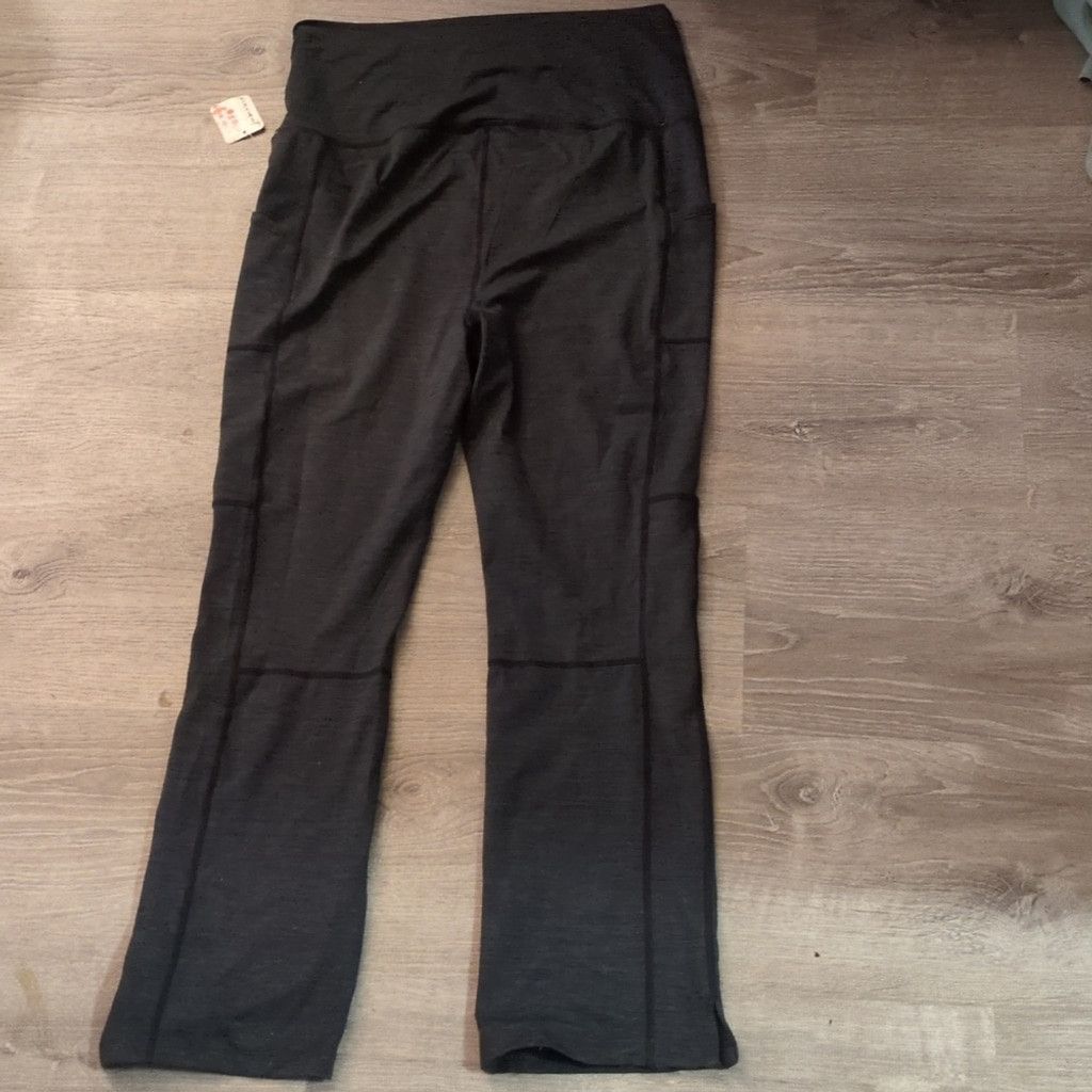 Free People Free People Gray Leggings With Side Pockets Size XL Size 33" - 7 Thumbnail