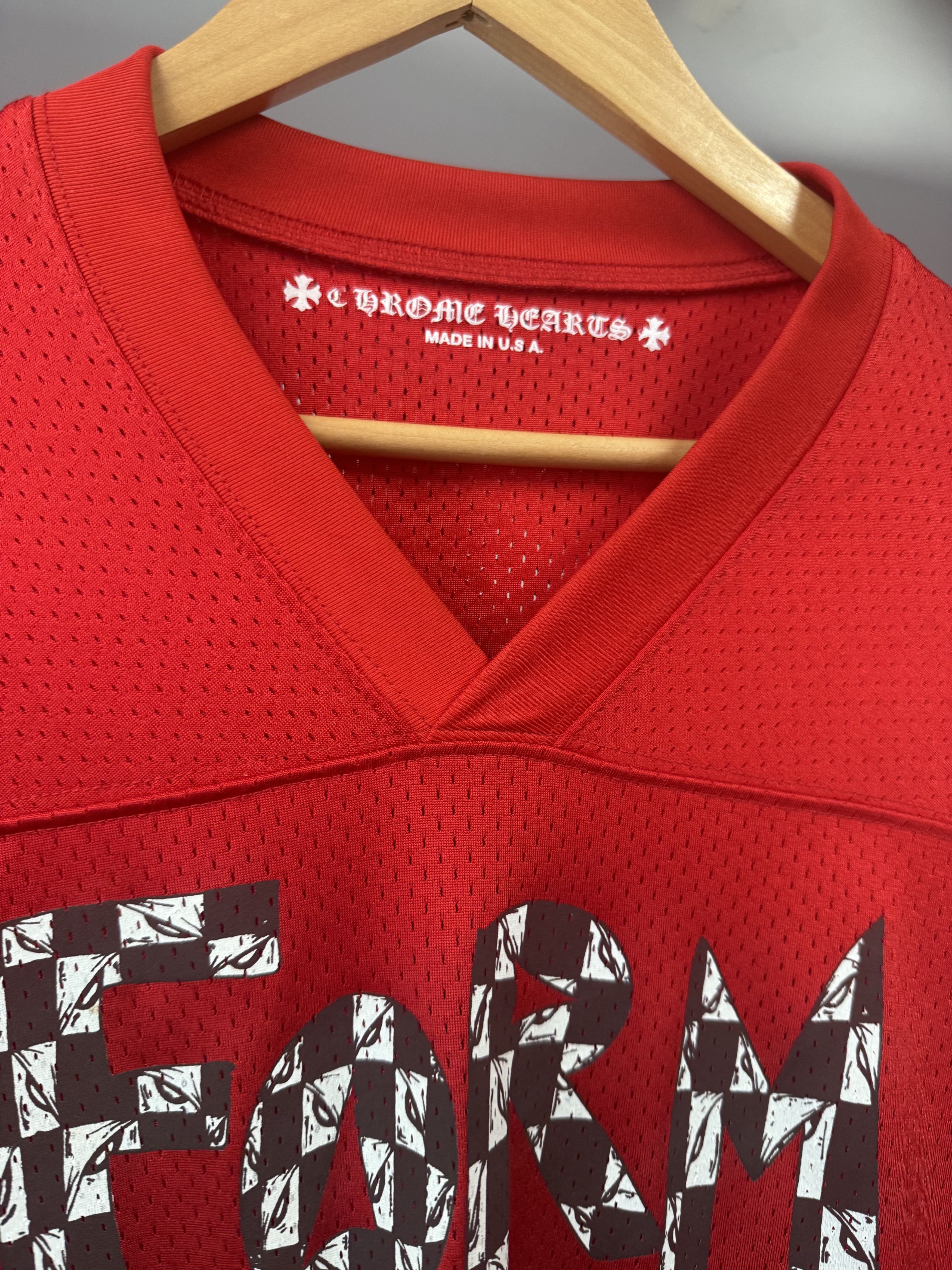 Chrome Hearts Chrome Hearts x Matty Boy "Form" Mesh LS Jersey Red - XS Size US XS / EU 42 / 0 - 6 Thumbnail