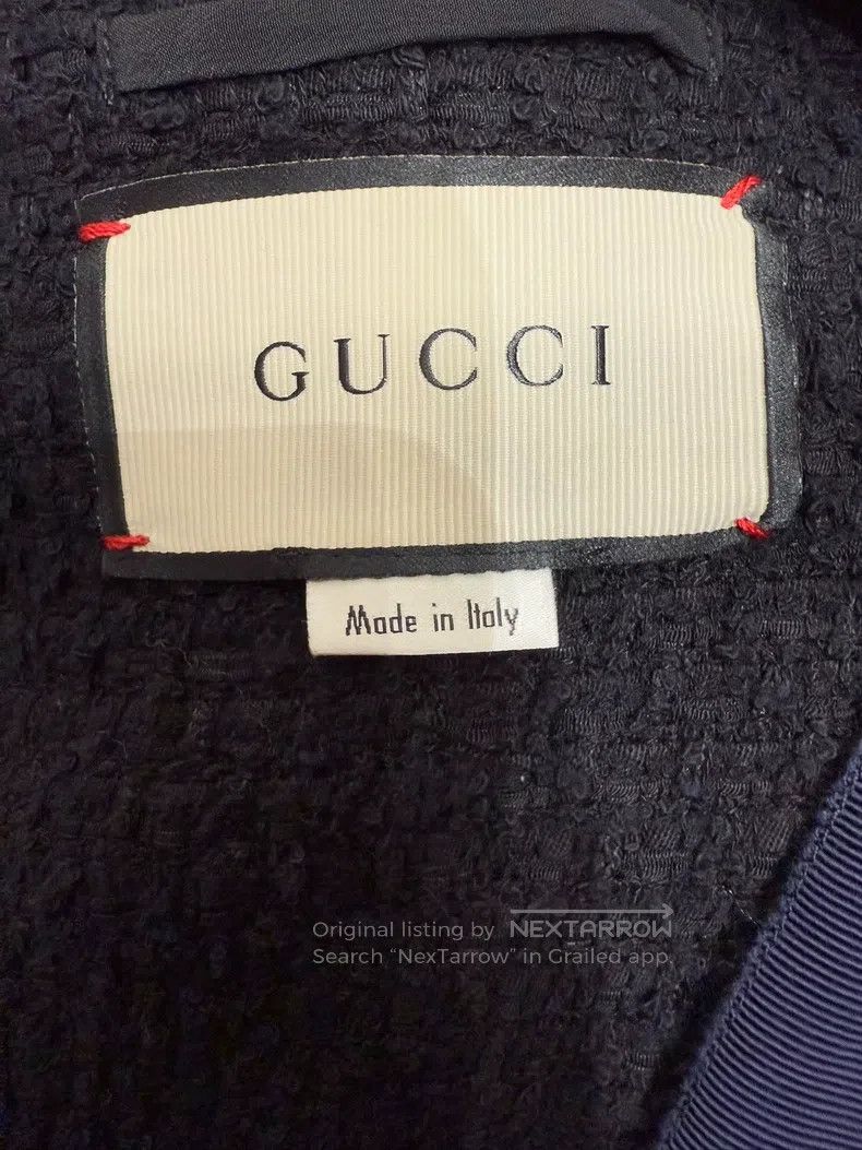 Gucci Gucci Black, red and blue striped cardigan coat Size XS / US 0-2 / IT 36-38 - 5 Thumbnail