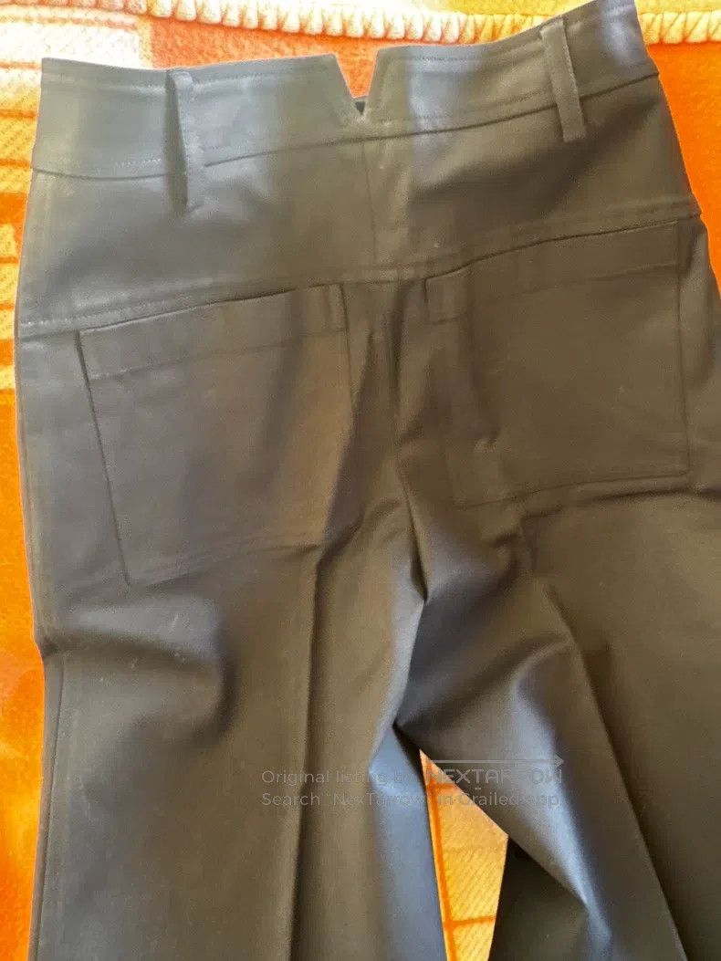 Hermes Hermes Black Straight Pants, Suit or Casual Pants, Versati Size 42" / US 20 - 5 Thumbnail