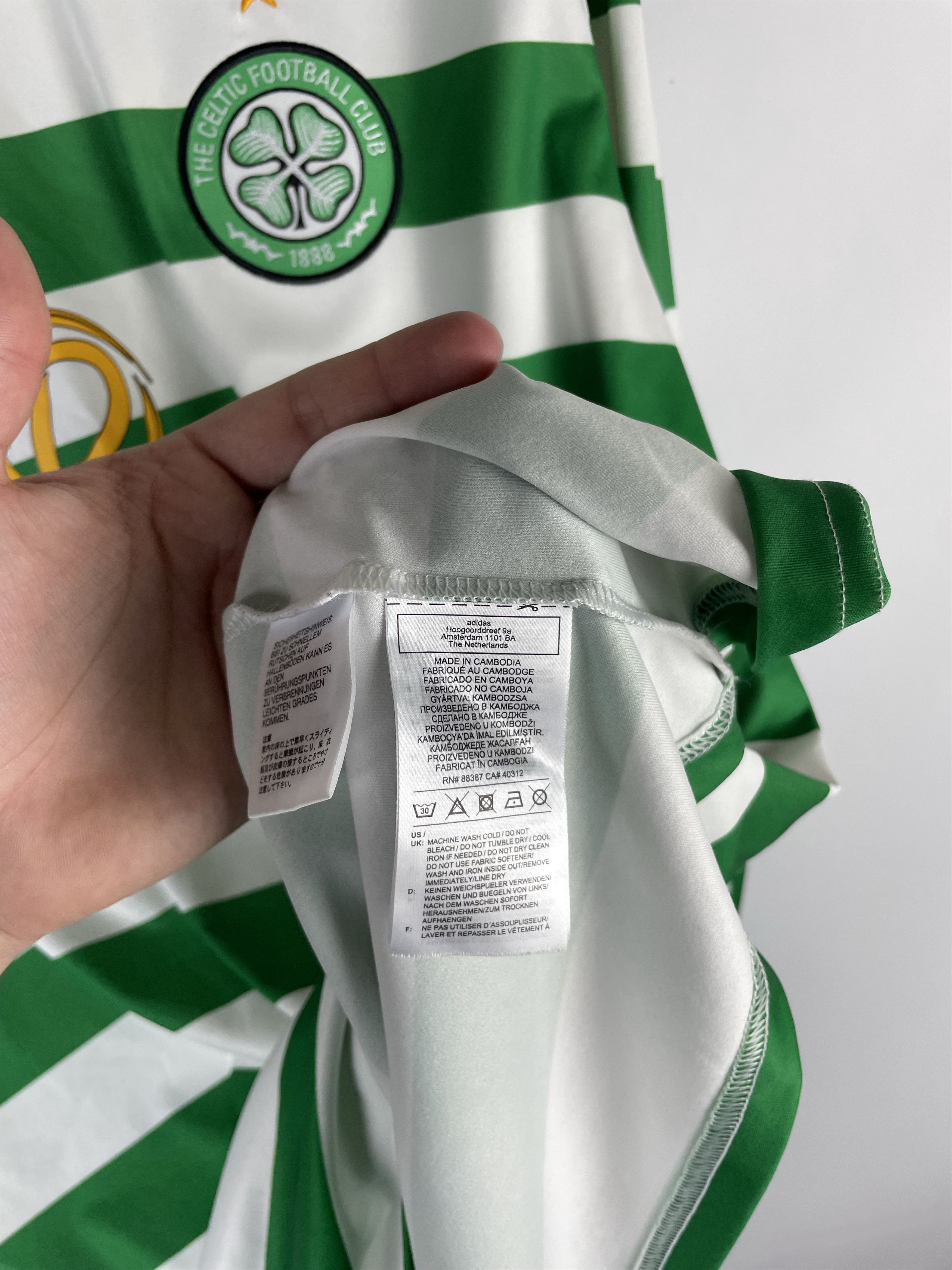 Adidas 2020-21 Celtic Glasgow Home Scotland Dafabet Football Shirt Size US XXL / EU 58 / 5 - 6 Thumbnail