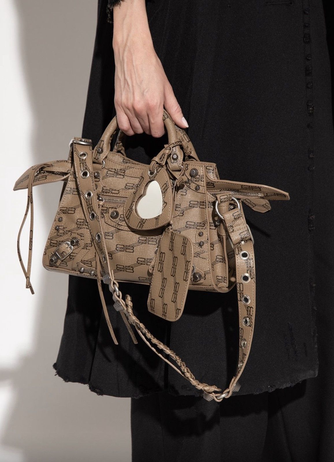 Balenciaga Neo Cagole XS Monogram Printed Bag Size ONE SIZE - 1 Preview