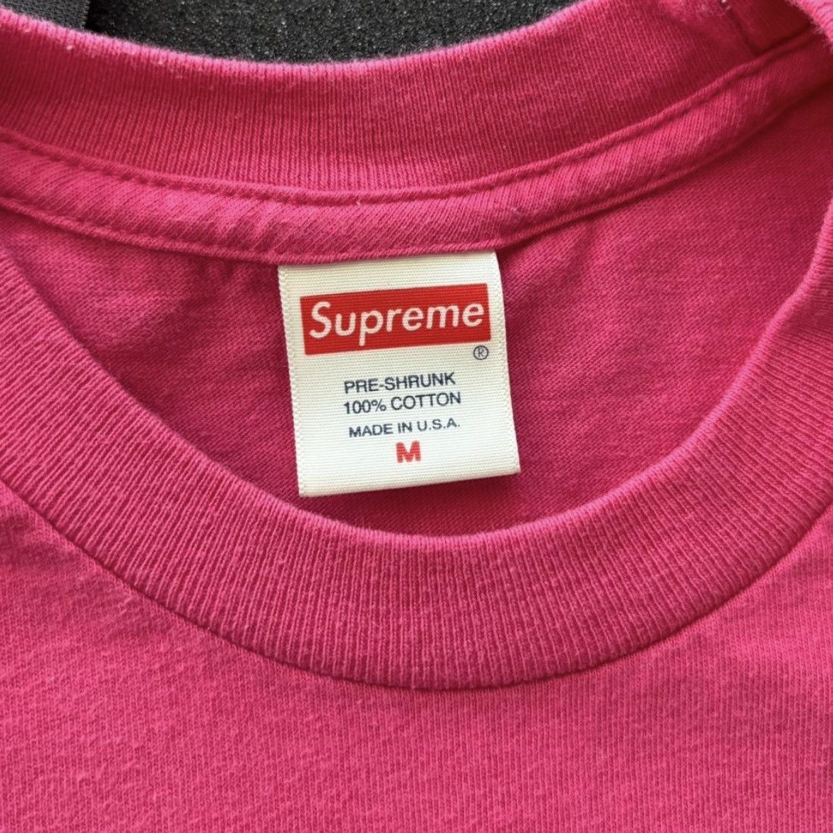 Supreme Supreme Remember Tee Pink Medium Size US M / EU 48-50 / 2 - 2 Thumbnail