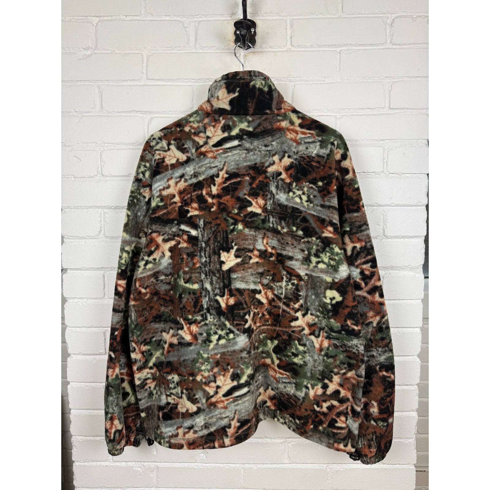 Vintage Vintage Brents Tree Camo Fleece Full Zip Sweater Size L Size US L / EU 52-54 / 3 - 2 Thumbnail