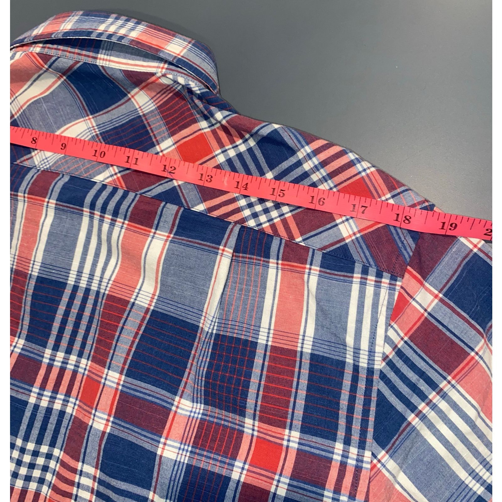 Brooks Brothers Brooks Brothers Red White Blue Plaid Long Sleeve Shirt Mens Size US M / EU 48-50 / 2 - 8 Thumbnail