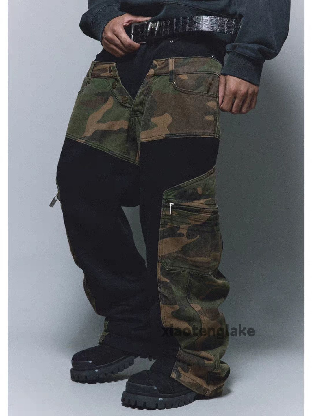Vintage Utility punk yuppie grunge skate hiphop carpenter pants Size US 34 / EU 50 - 6 Thumbnail