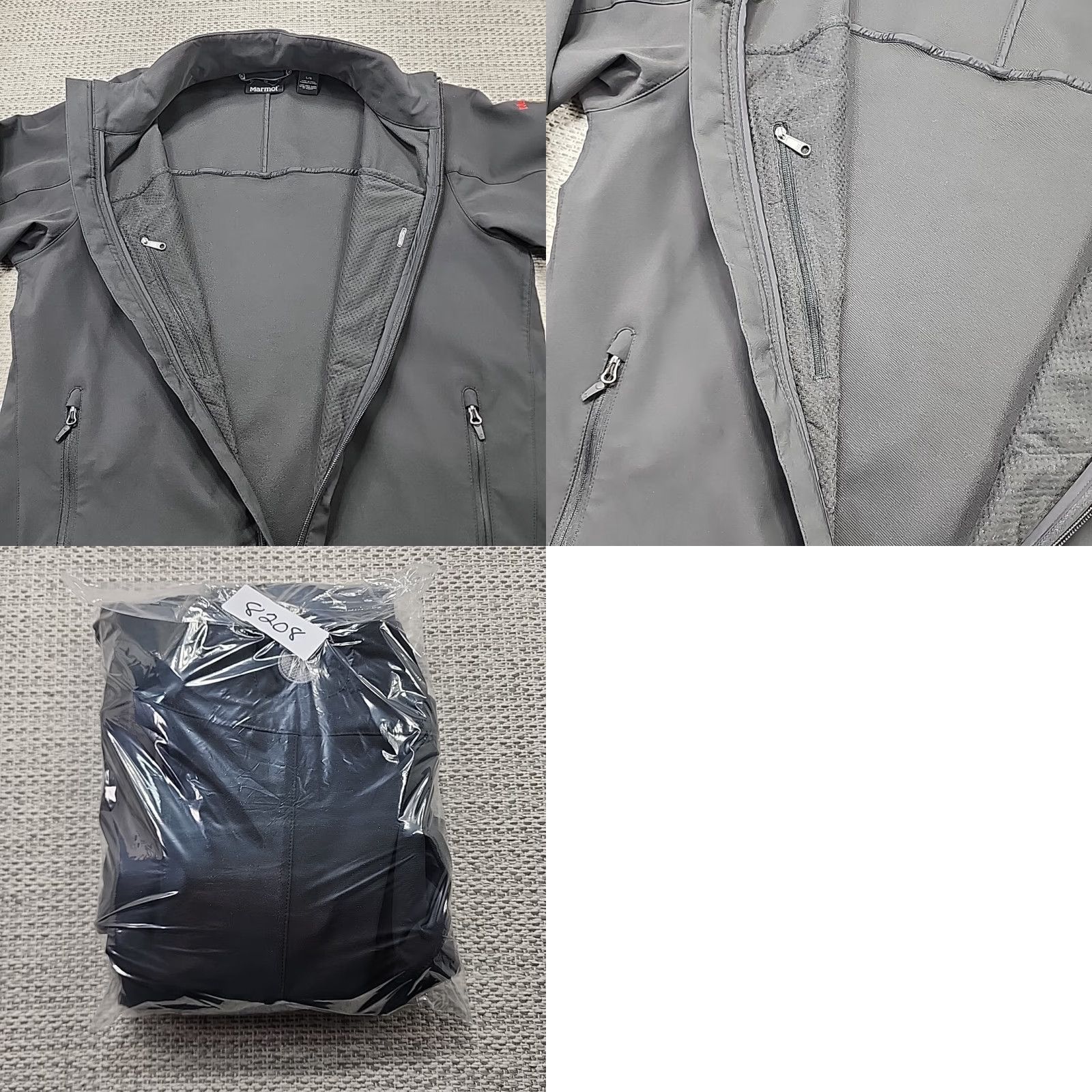 Marmot Marmot Jacket Mens L Full Zip Outdoor Mock Neck Activewear Black Sonoma Raceway Jacket Size US L / EU 52-54 / 3 - 9 Thumbnail