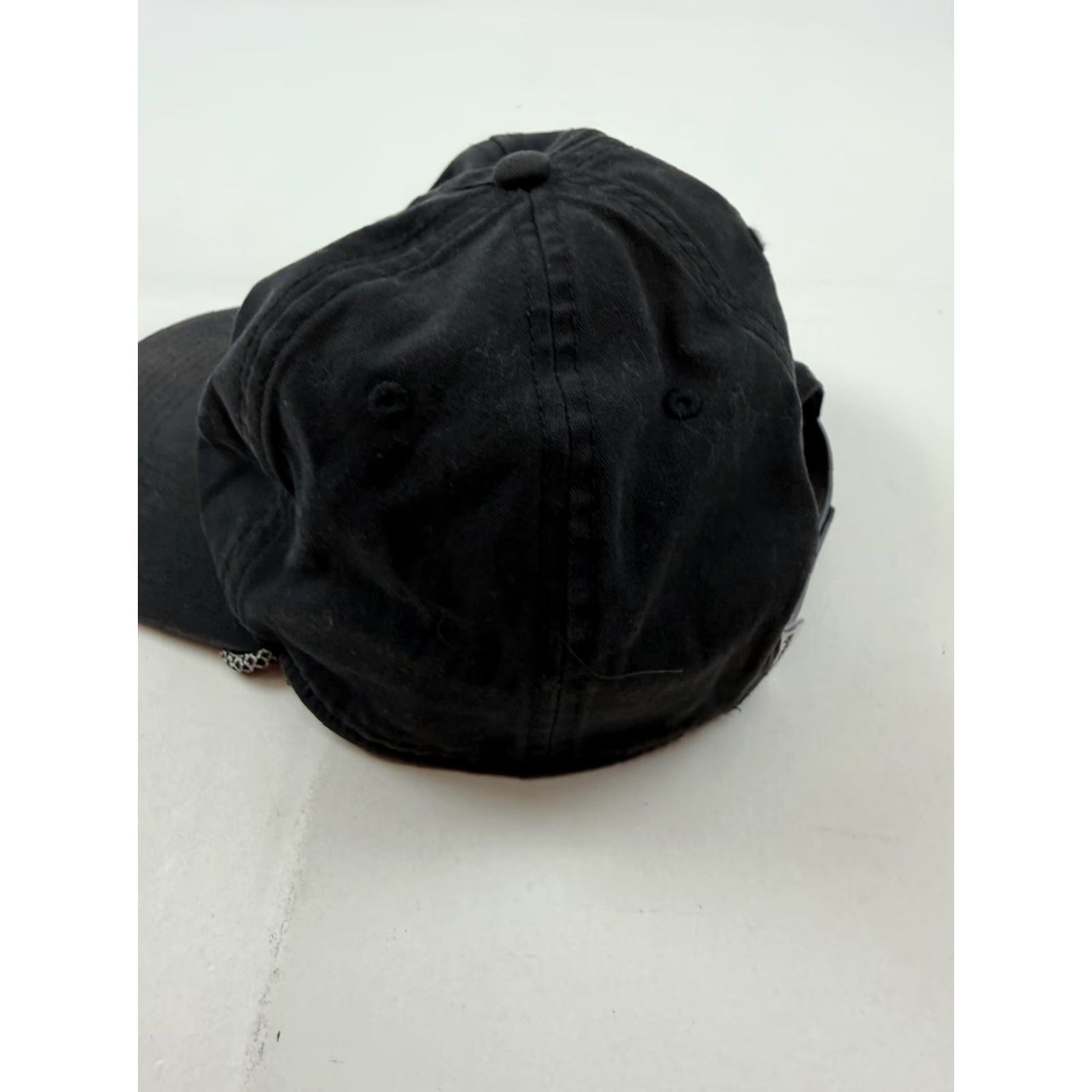 TaylorMade TaylorMade Golf Hat Cap Snap Back Mens 7 1/4 Black Rope Twill Patch Adjustable Size ONE SIZE - 4 Thumbnail