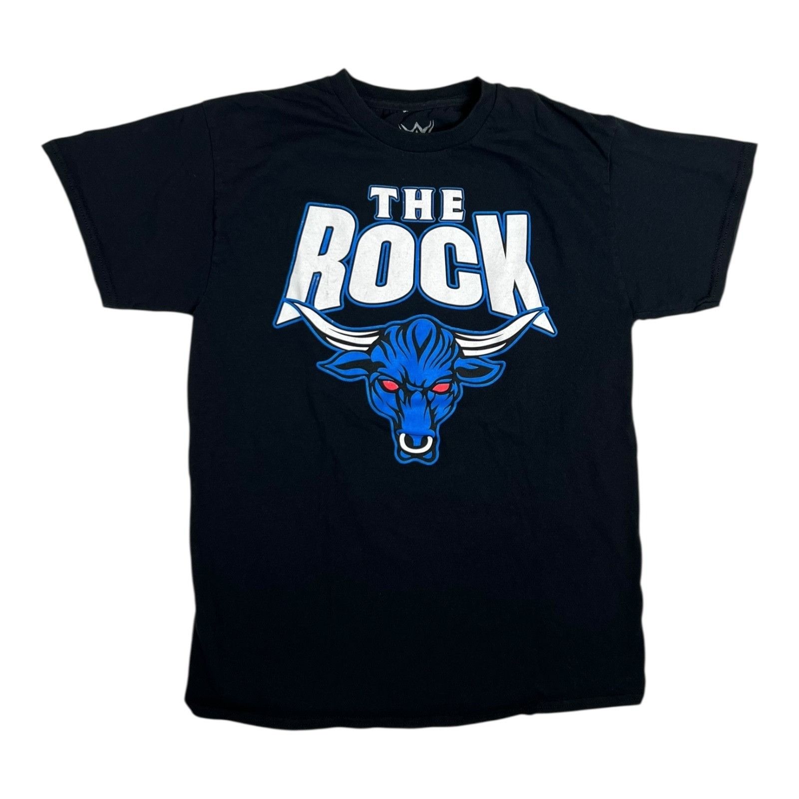 WWE Vintage The Rock T-Shirt Mens S/M Black WWE Wrestling Y2K Re Size US S / EU 44-46 / 1 - 2 Thumbnail