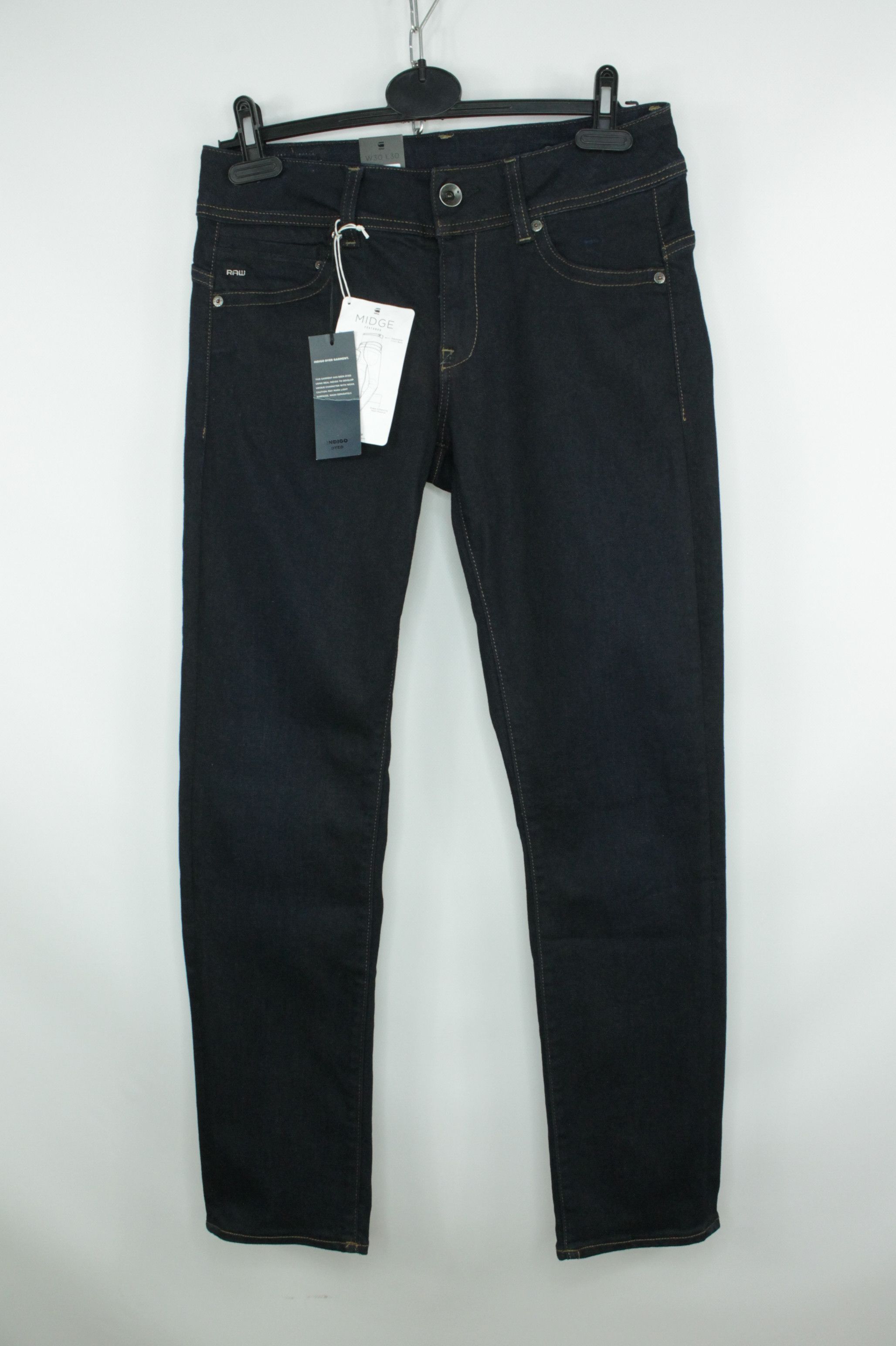 G-Star G-Star RAW Midge Saddle Straight Jeans Dark blue Size 30" / US 8 / IT 44 - 5 Thumbnail