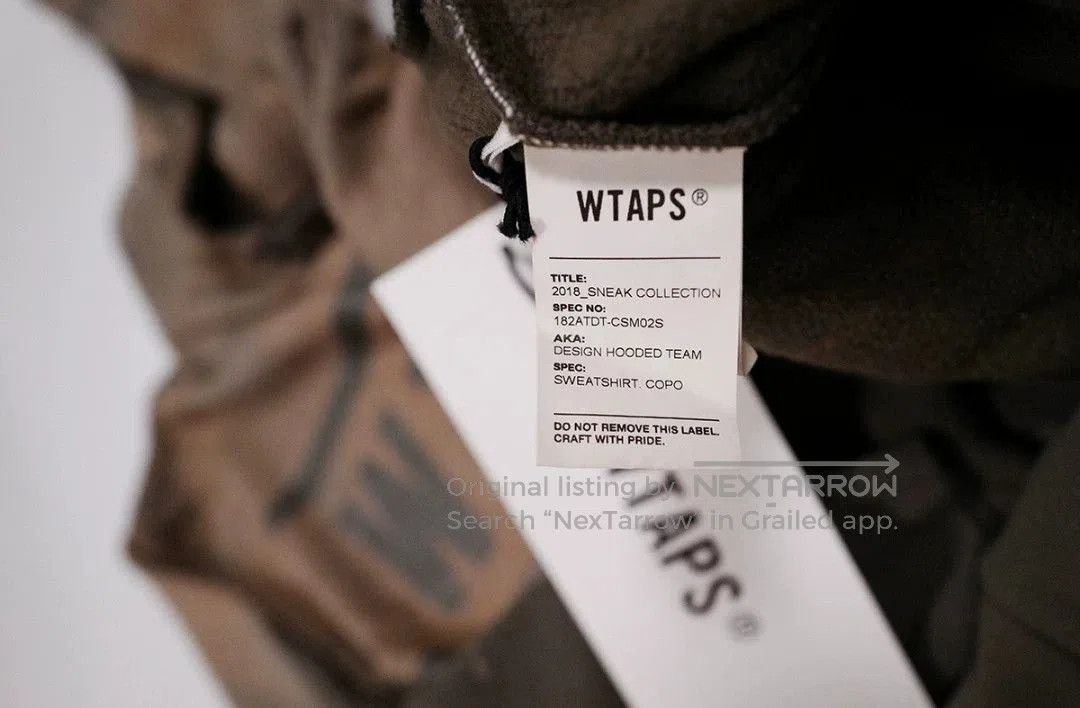 Wtaps wtaps hooded sweatshirt with tie-dye design. Size US S / EU 44-46 / 1 - 4 Thumbnail