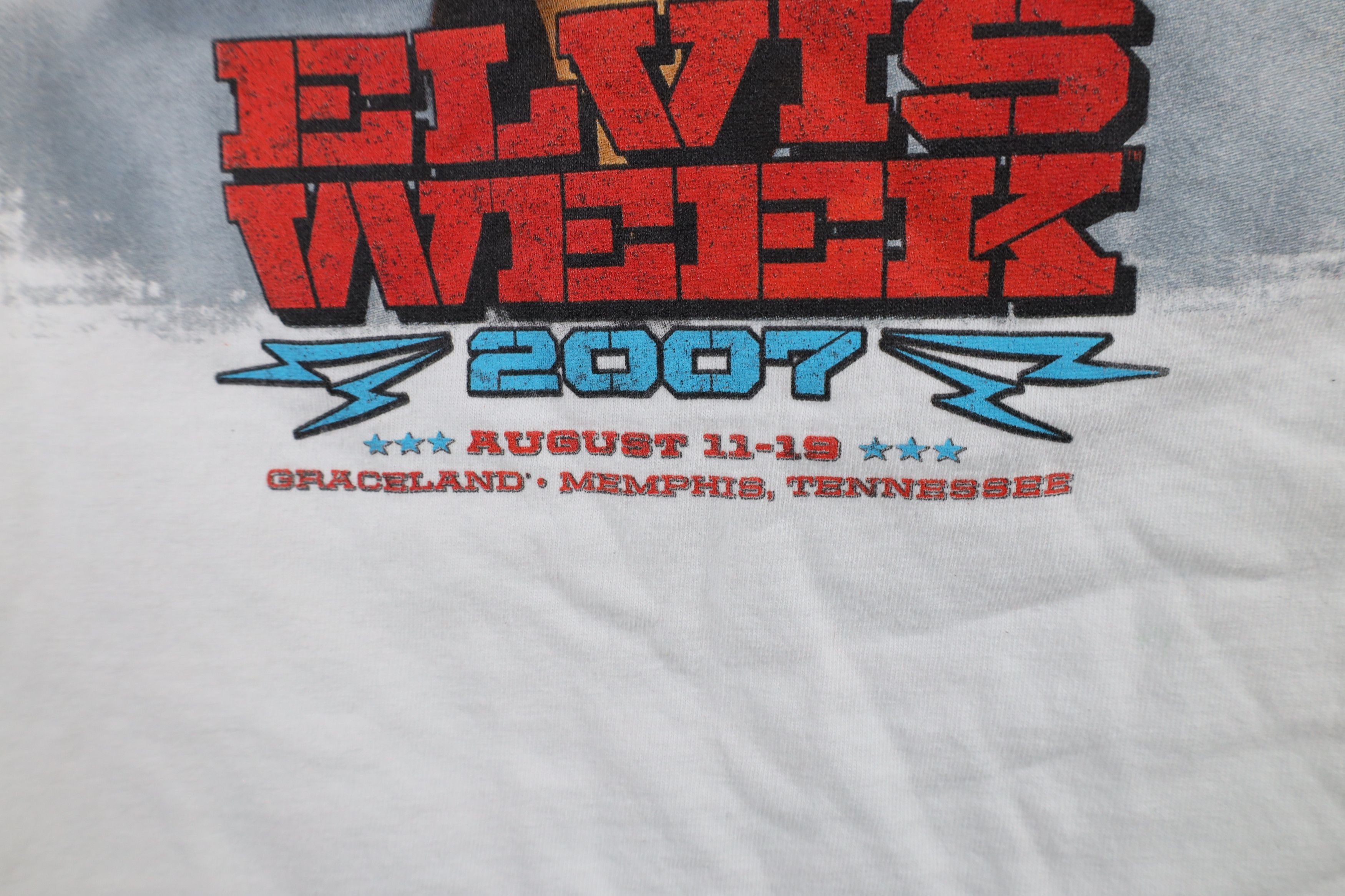 Vintage Vintage Y2K 2007 Elvis Elvis Presley Short Sleeve T-Shirt Size US S / EU 44-46 / 1 - 5 Thumbnail