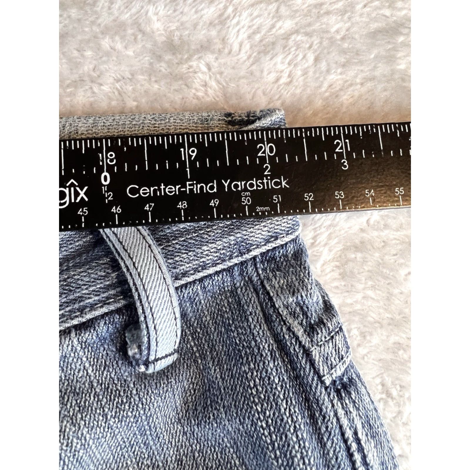 Jordan Brand VINTAGE Jordan Jeans 20th Anniversary 2005 Baggy Width-Waist 40x31.5 40x34 5-Pocket Men Distressed Embroidered Blue Hip Hop Y2K Streetwear Jeans Size US 40 / EU 56 - 6 Thumbnail
