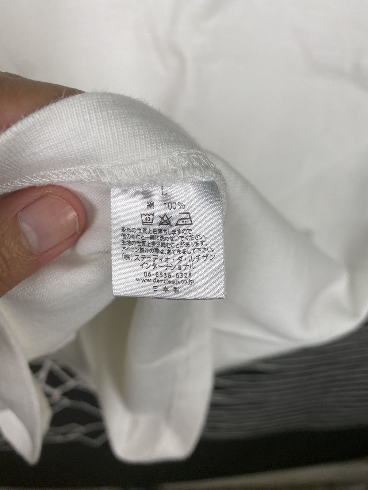 Studio D'Artisan Studio D'Artisan Slubby Henley Pocket Tee White Size US L / EU 52-54 / 3 - 7 Thumbnail